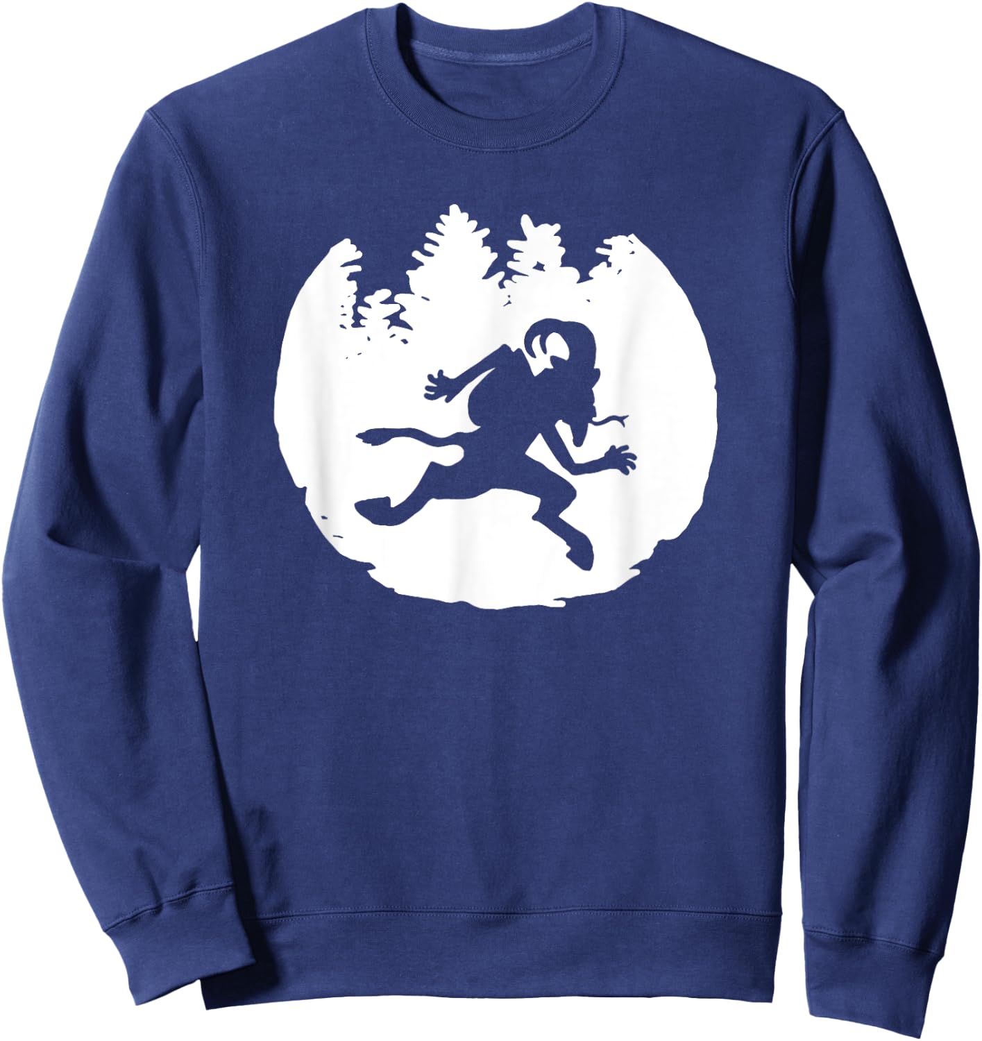 Krampus Spooky Christmas Folklore Sweatshirt - Sweatshirt | Navy