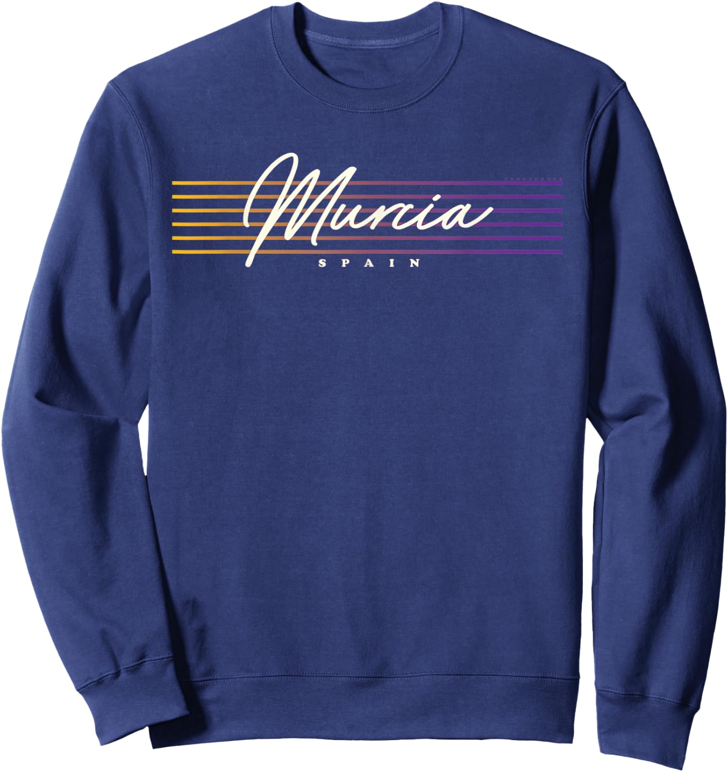 Retro Style Spain Murcia Sweatshirt - Sweatshirt | Navy