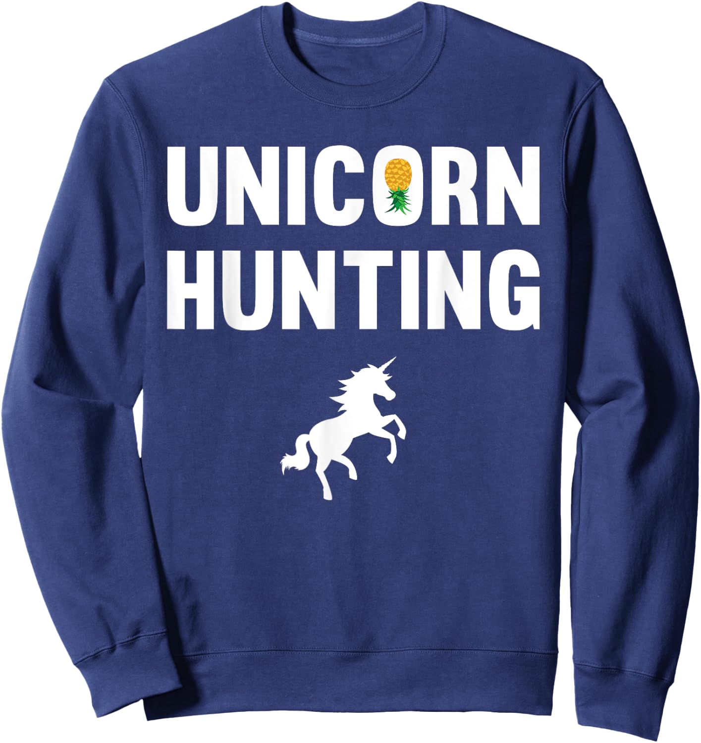 Unicorn Hunting Funny Swingers Polyamory Couple Swinging Sweatshirt - Sweatshirt | Navy
