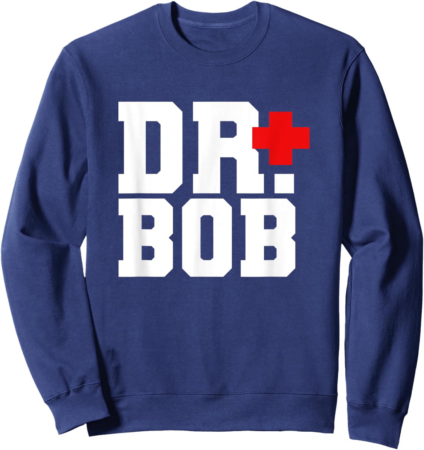 Dr Bob Doctor Costume Fancy Dress Funny Jungle Sweatshirt - Sweatshirt | Navy