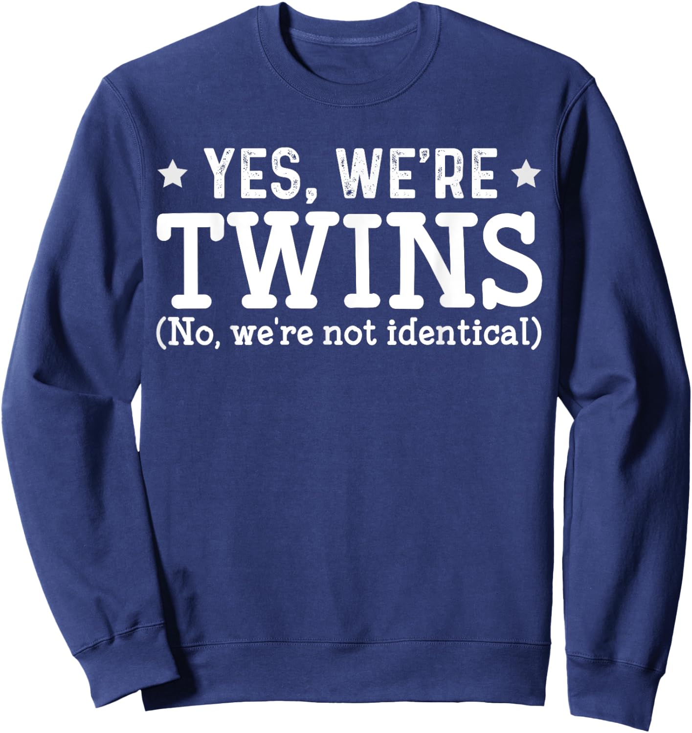 Twins Partner Twin Siblings Sweatshirt - Sweatshirt | Navy