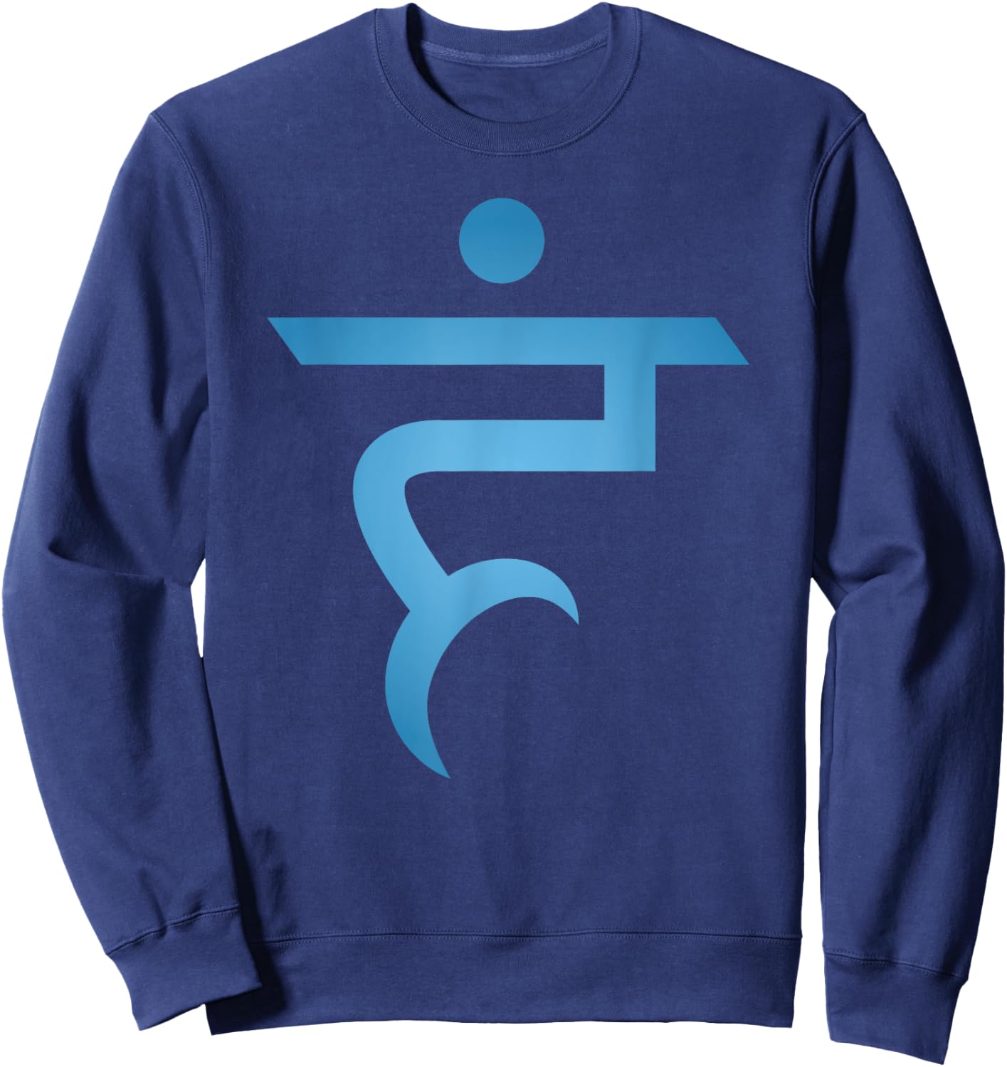 Throat Chakra Symbol Sweatshirt - Sweatshirt | Navy