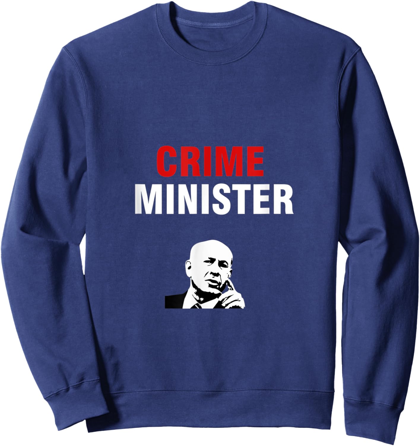 Israelis against Prime Minister - Support for protesters Sweatshirt - Sweatshirt | Navy