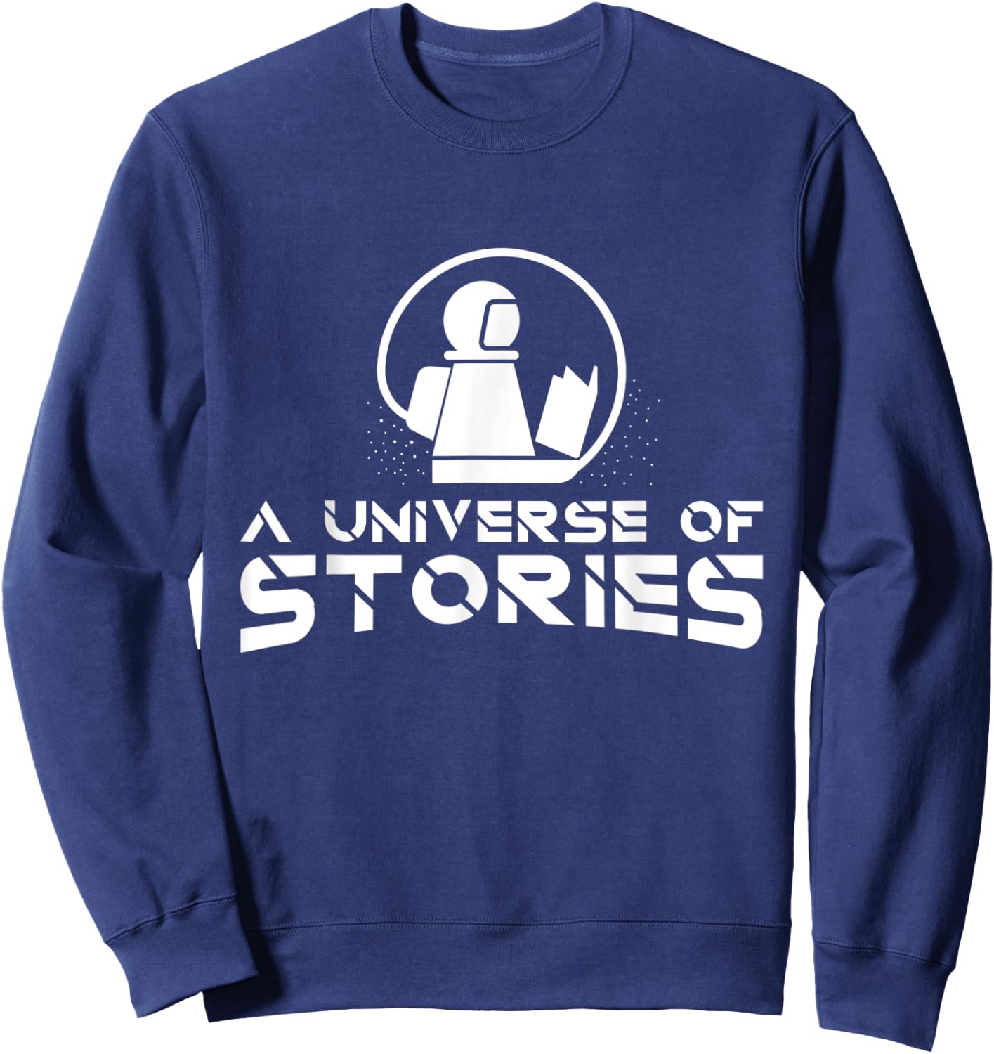 Summer Reading 2019 A Universe of Stories Library Logo Shirt Women Kids Sweatshirt - Sweatshirt | Navy