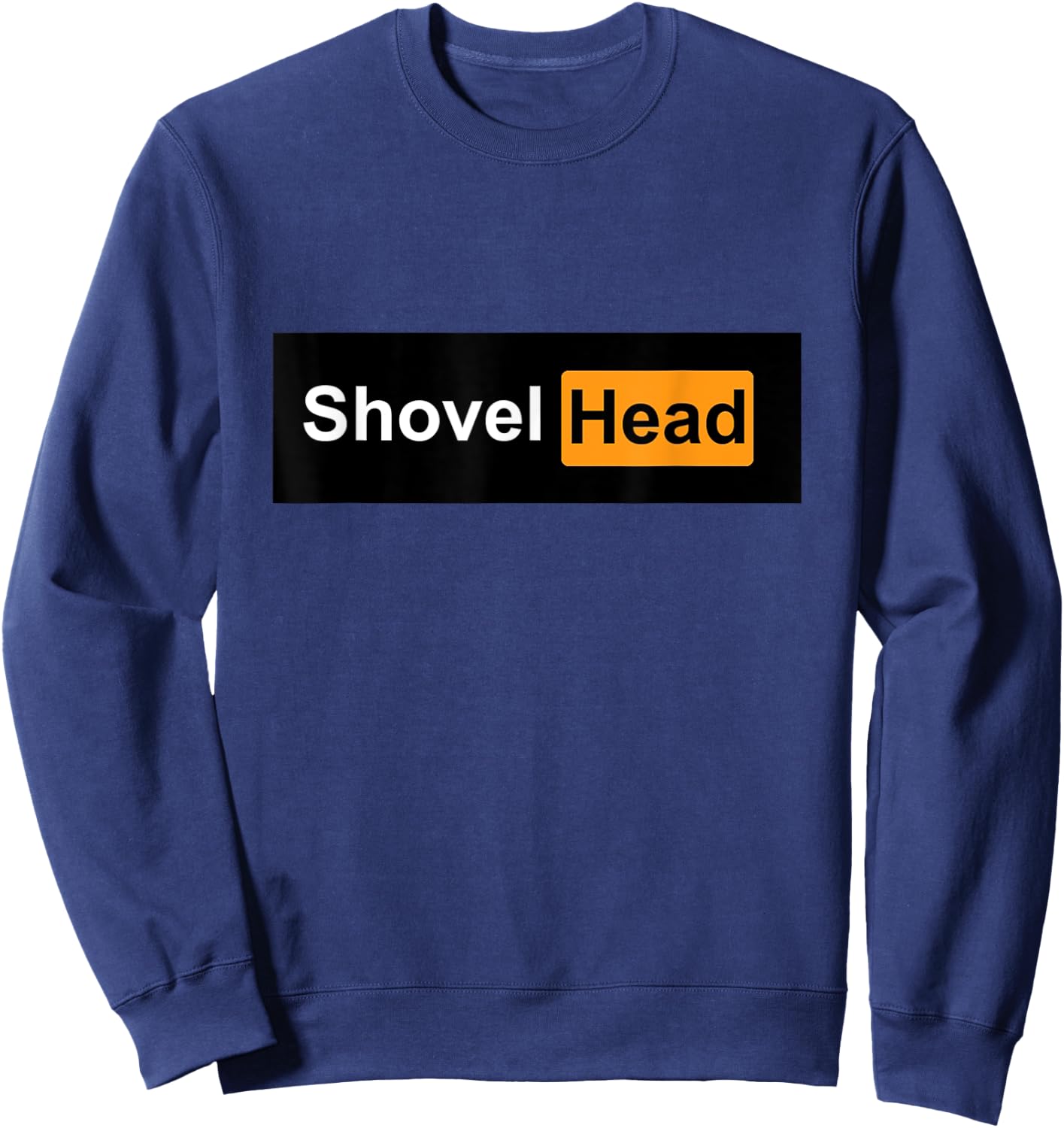 Old School HD Motorcycle VTwin ShovelHead Engine Funny Logo Sweatshirt - Sweatshirt | Navy