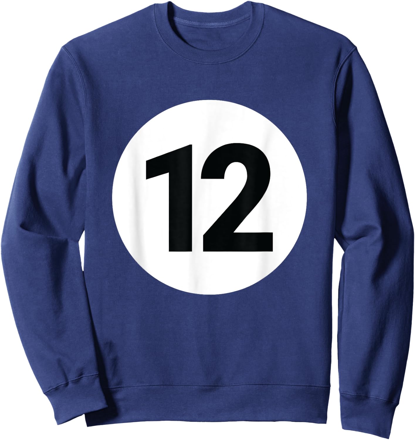 8 Pool Ball 12 Billiards Costume Halloween Group Matching Sweatshirt - Sweatshirt | Navy