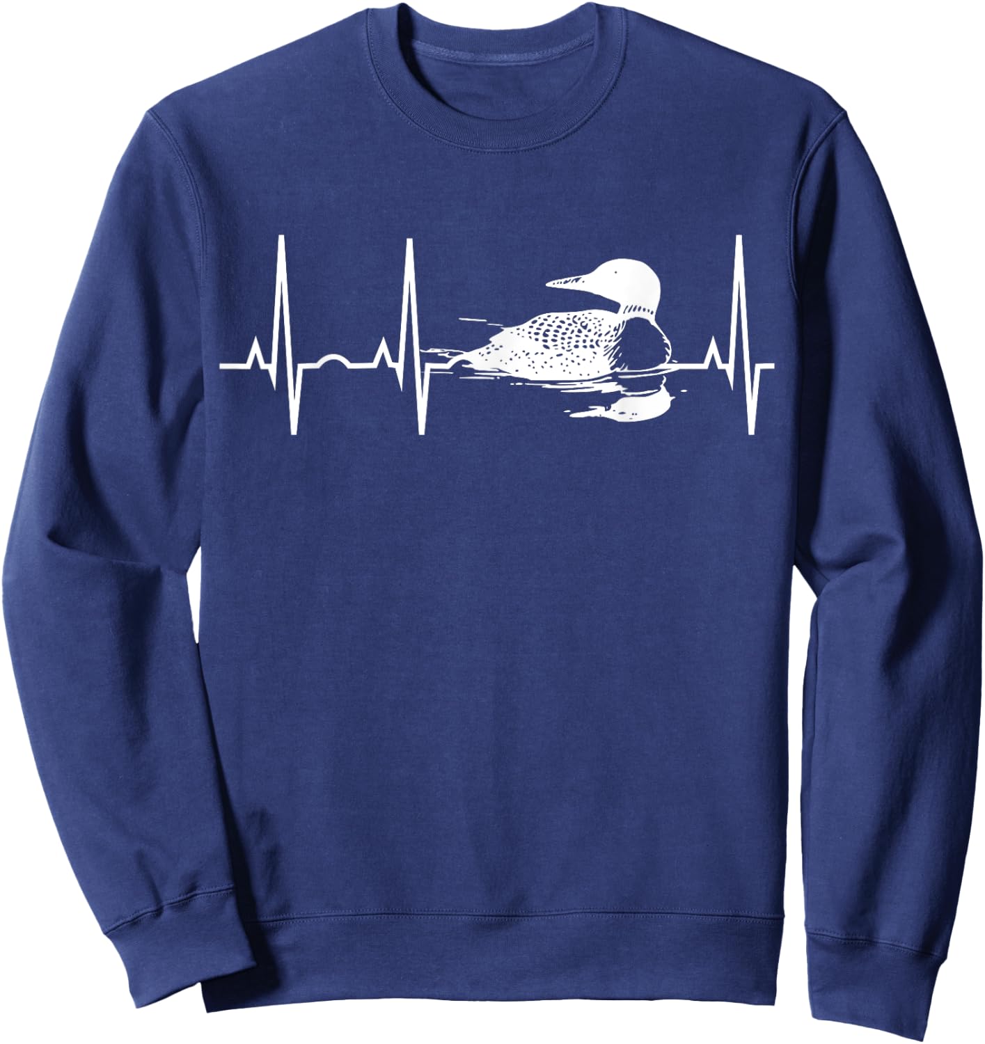 Common Loon Shirt - I Love Loons Gift Birders Sweatshirt - Sweatshirt | Navy