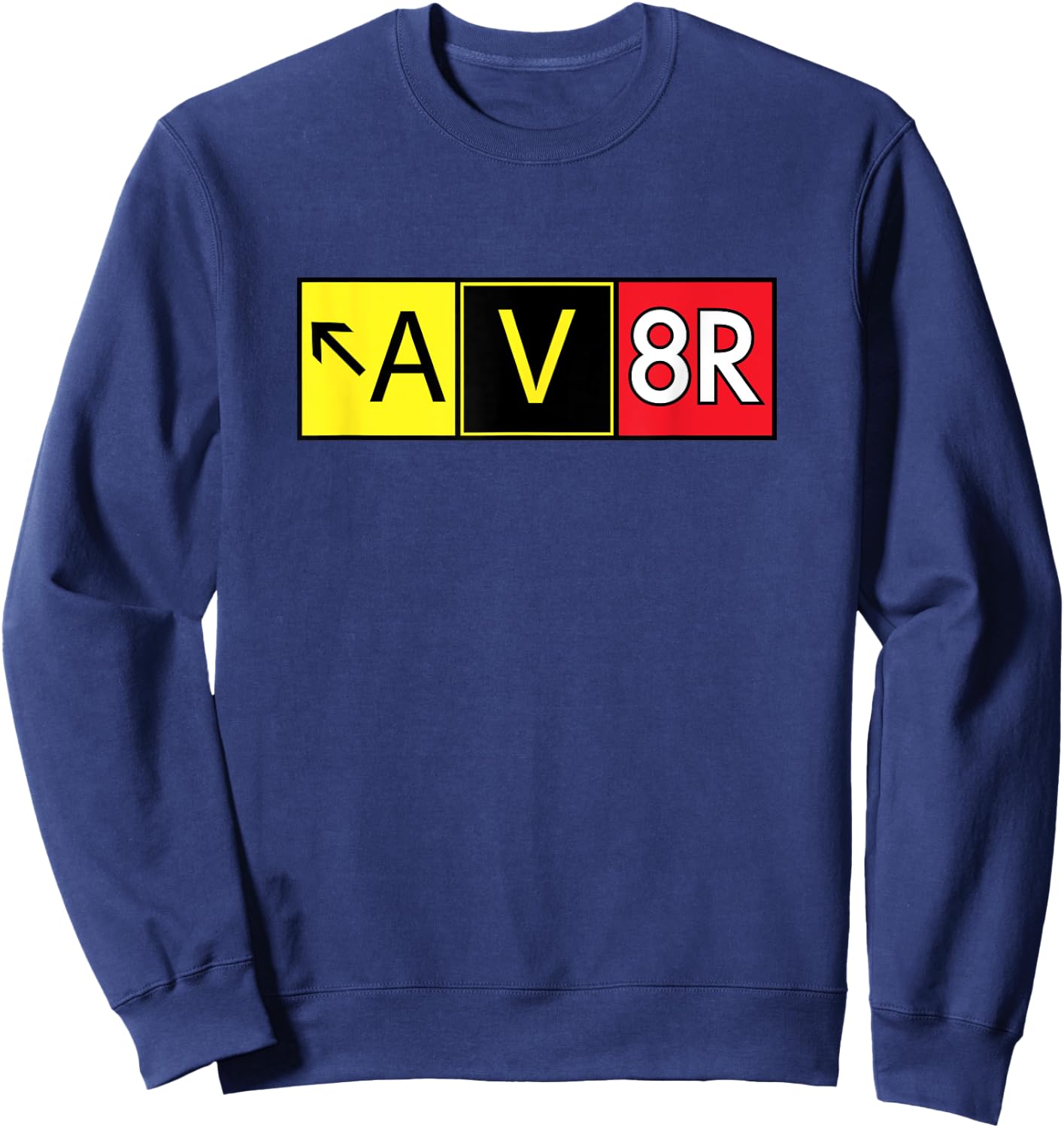 Pilot AV8R Taxiway Sign Sweatshirt - Sweatshirt | Navy