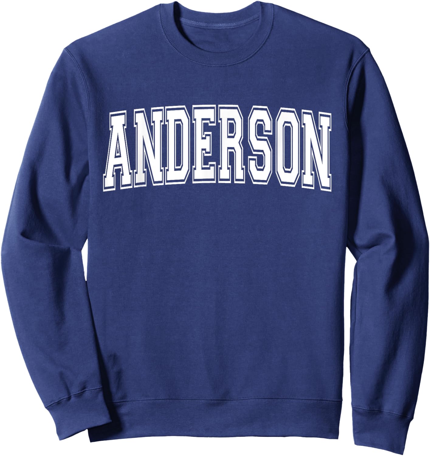 ANDERSON SC SOUTH CAROLINA USA Vintage Sports Varsity Style Sweatshirt - Sweatshirt | Navy