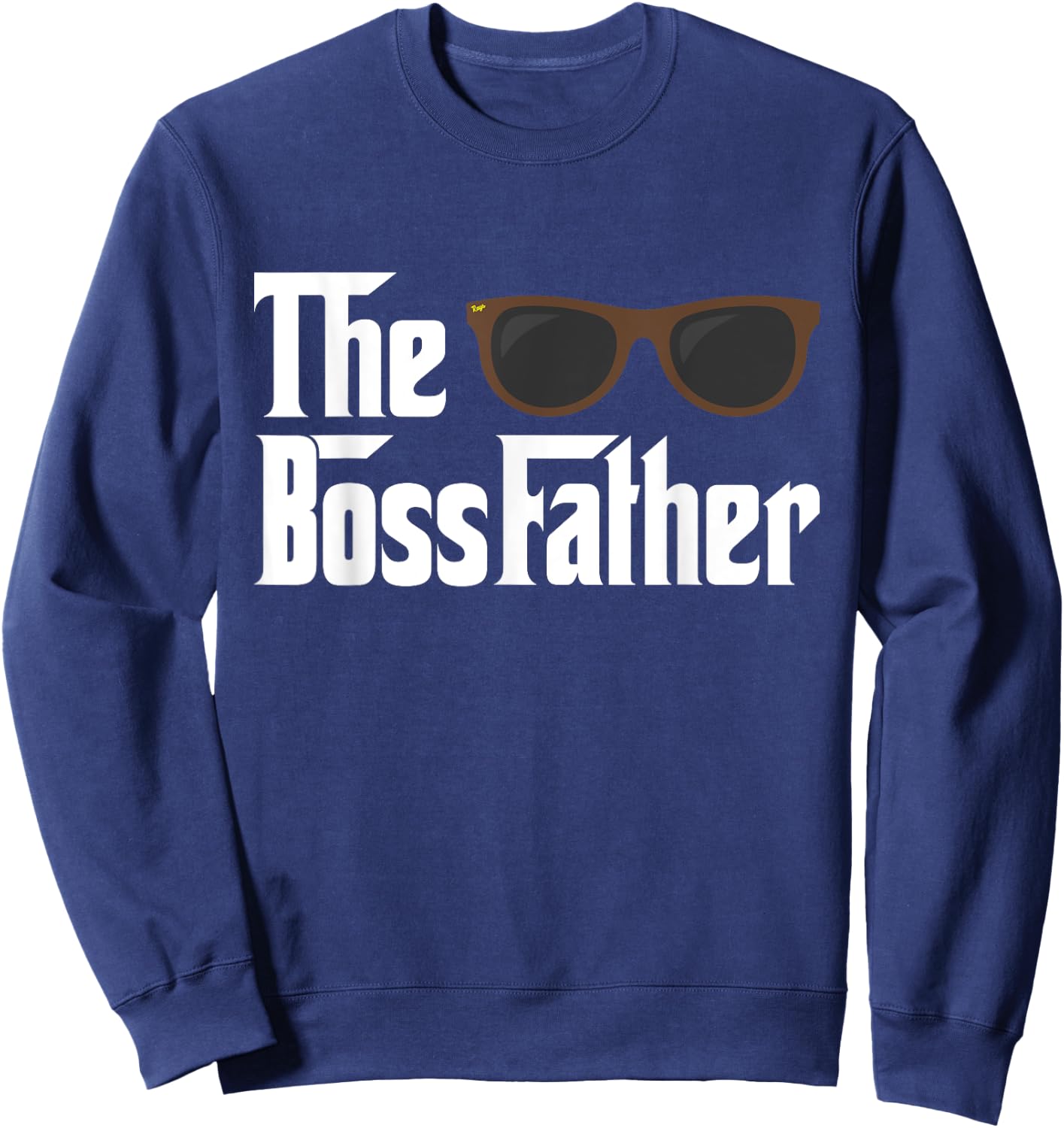 Mini Boss Father Mother Son Daughter Baby Matching Sweatshirt - Sweatshirt | Navy