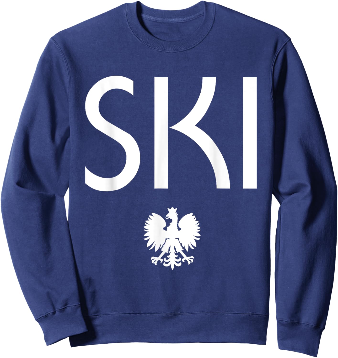 SKI Polish Eagle Dyngus Day Sweatshirt - Sweatshirt | Navy