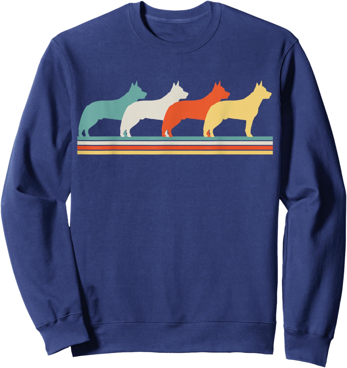 Australian Cattle Dog Women Girls Kids Sweatshirt - Sweatshirt | Navy