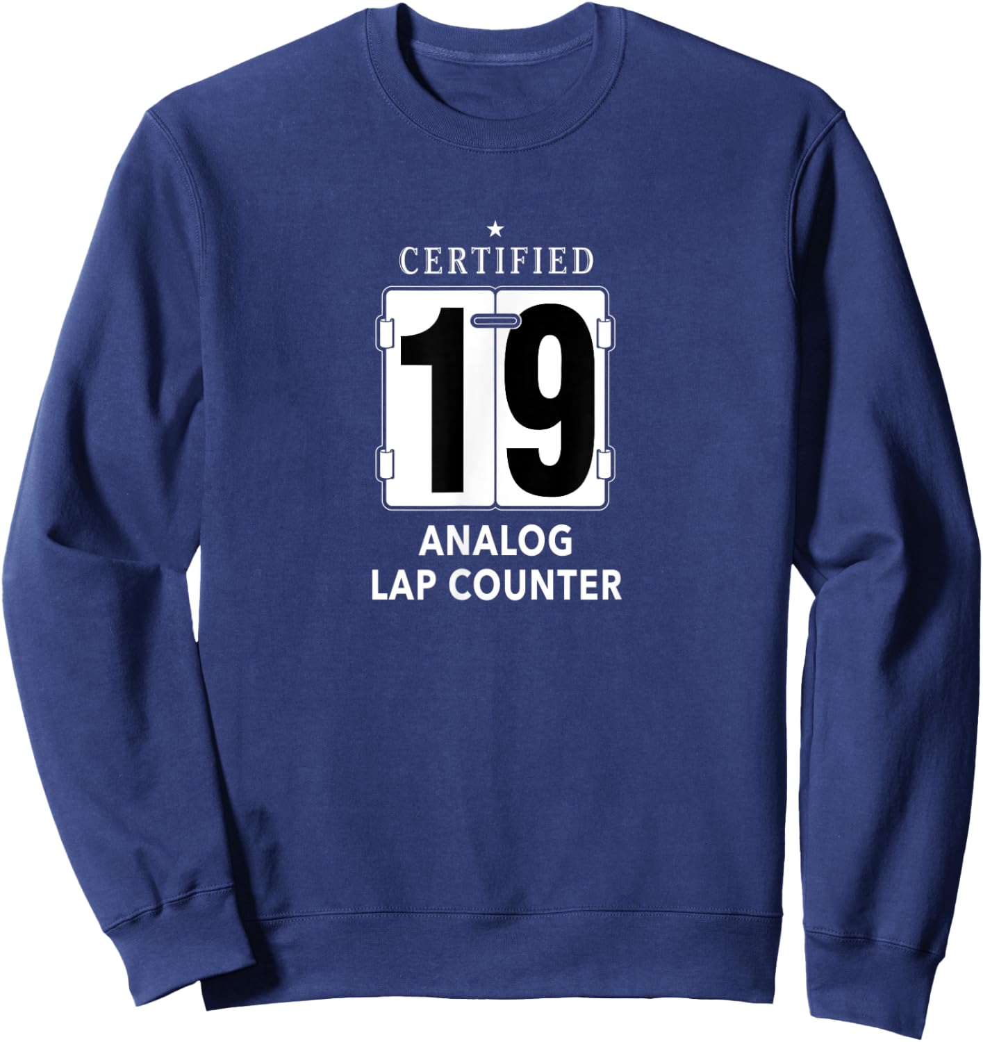 Swim Meet Event Distance Freestyle Lap Counter Sweatshirt - Sweatshirt | Navy