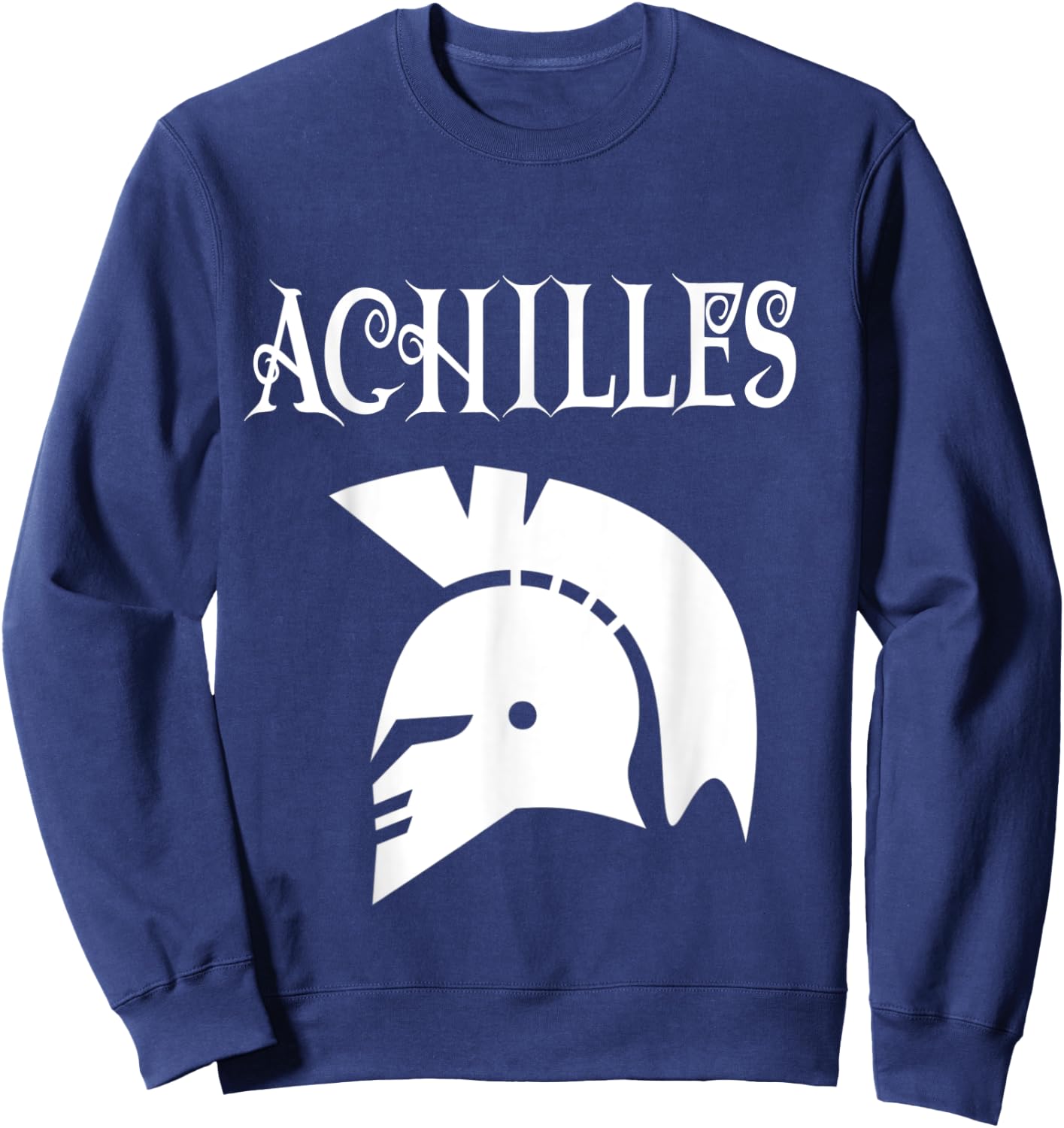 Achilles Costume. Simple, Greek God Workout Achilles Costume Sweatshirt - Sweatshirt | Navy