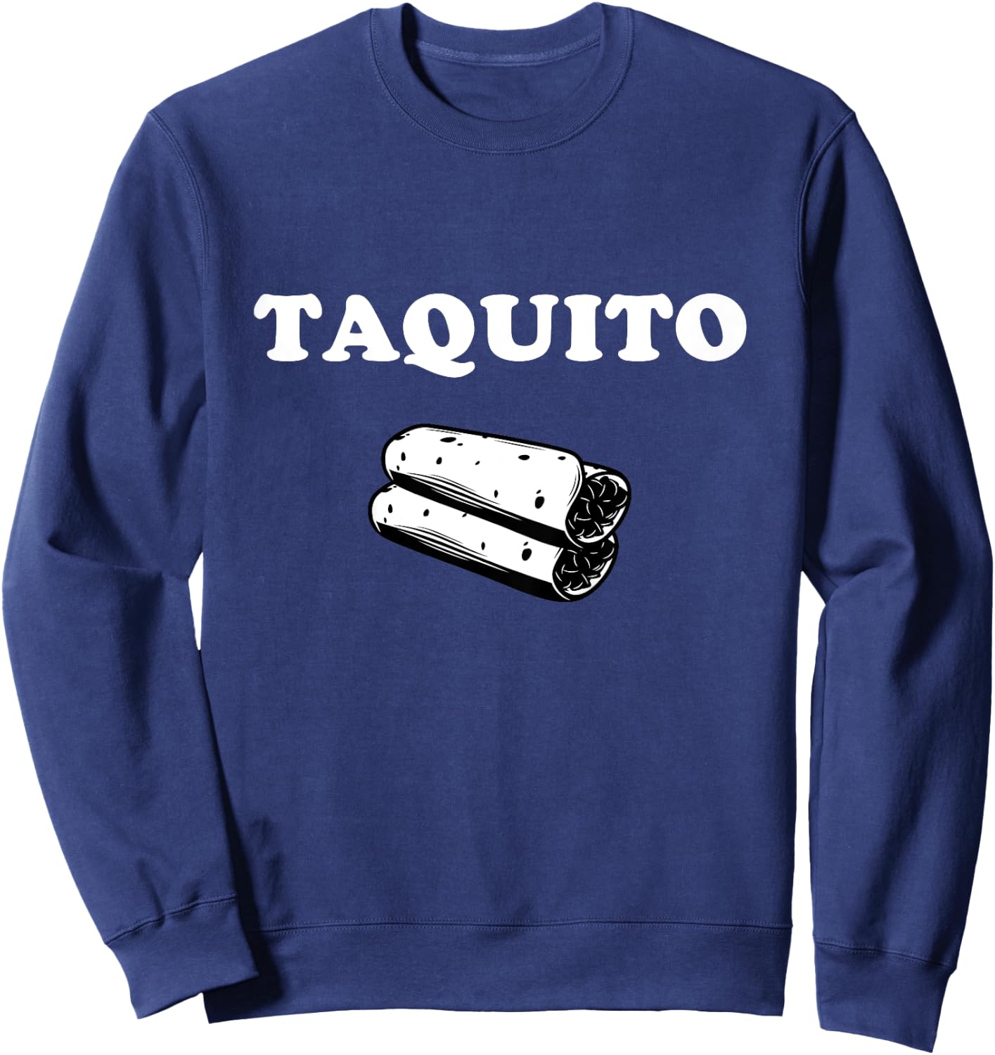 Burrito Taquito Taco Mom Dad Baby Matching Family Set Sweatshirt - Sweatshirt | Navy