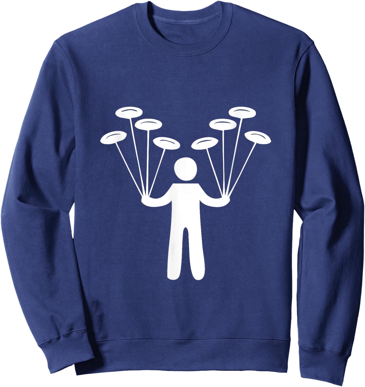 Spinning Plates Circus Performer Sweatshirt - Sweatshirt | Navy