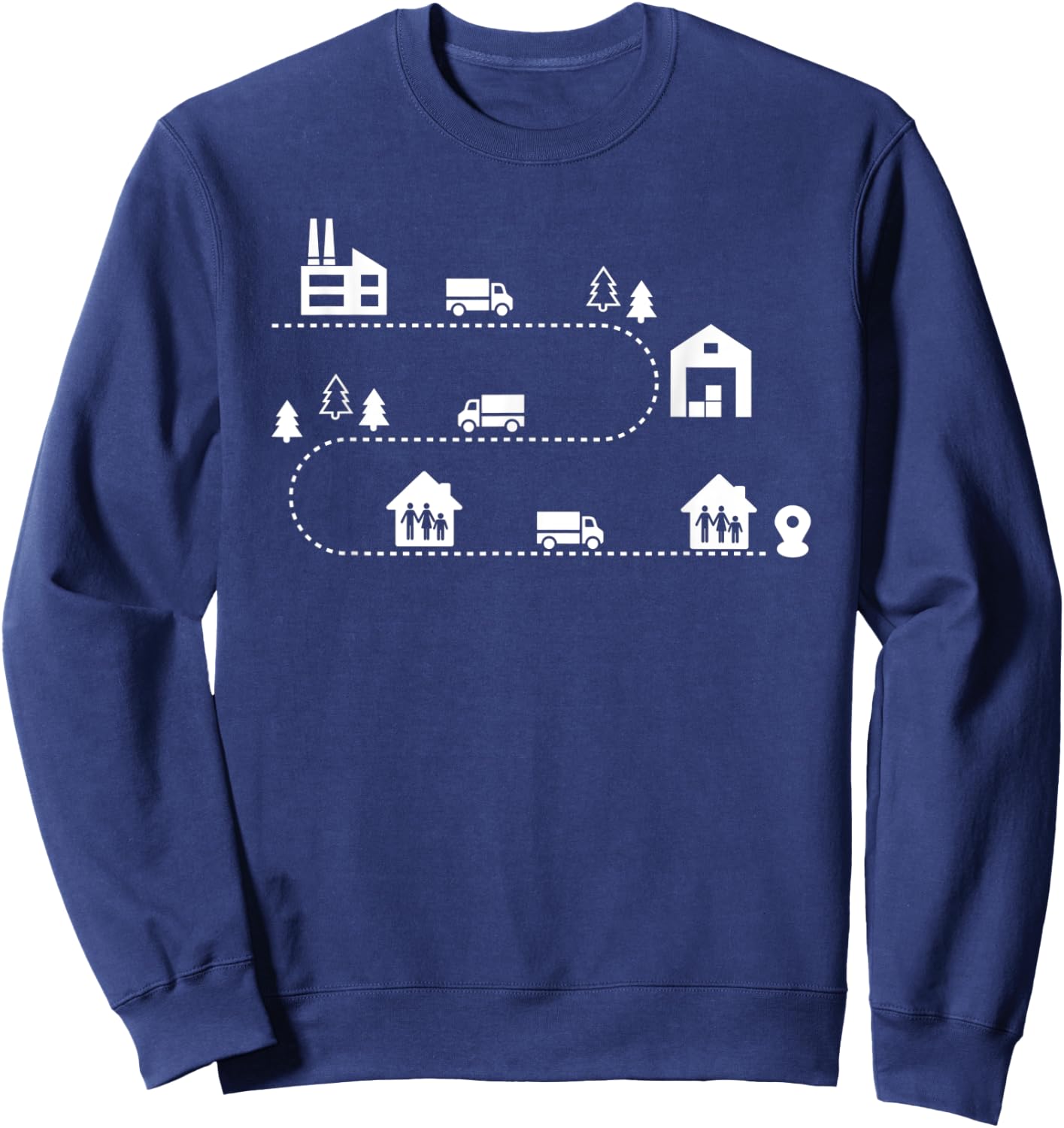 Logistics Sweatshirt - Sweatshirt | Navy