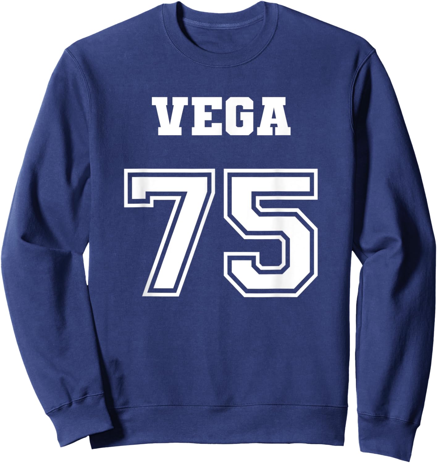 Jersey Style 1975 75 Vega Vintage Drag Racing Car Sweatshirt - Sweatshirt | Navy