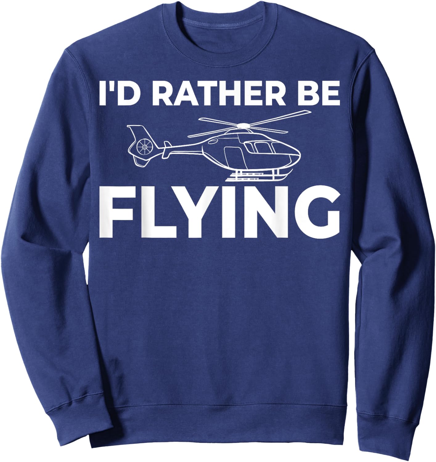 Helicopter Rc Remote Control Pilot Sweatshirt - Sweatshirt | Navy