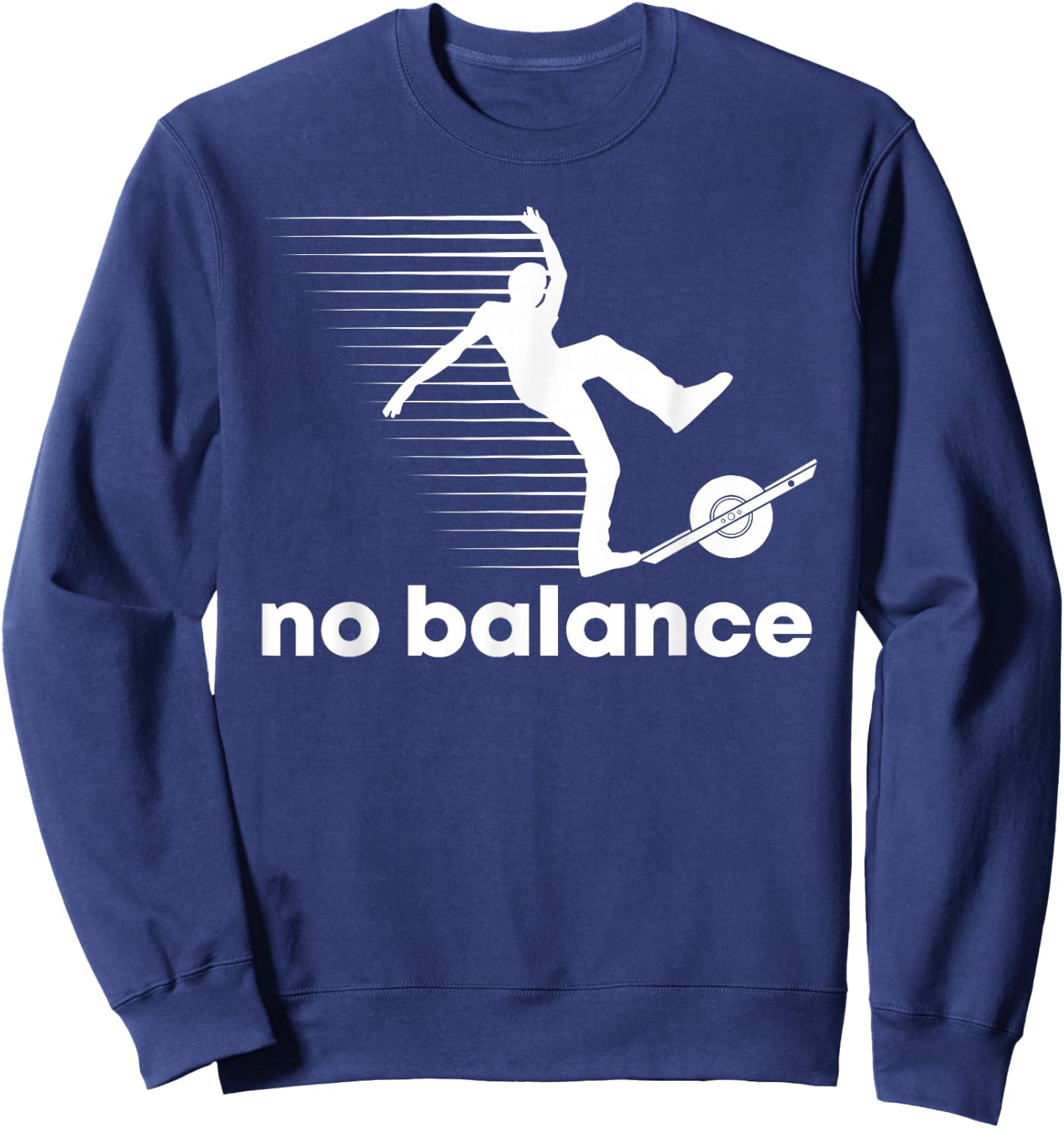No Onewheel Balance One Wheel Sweatshirt - Sweatshirt | Navy