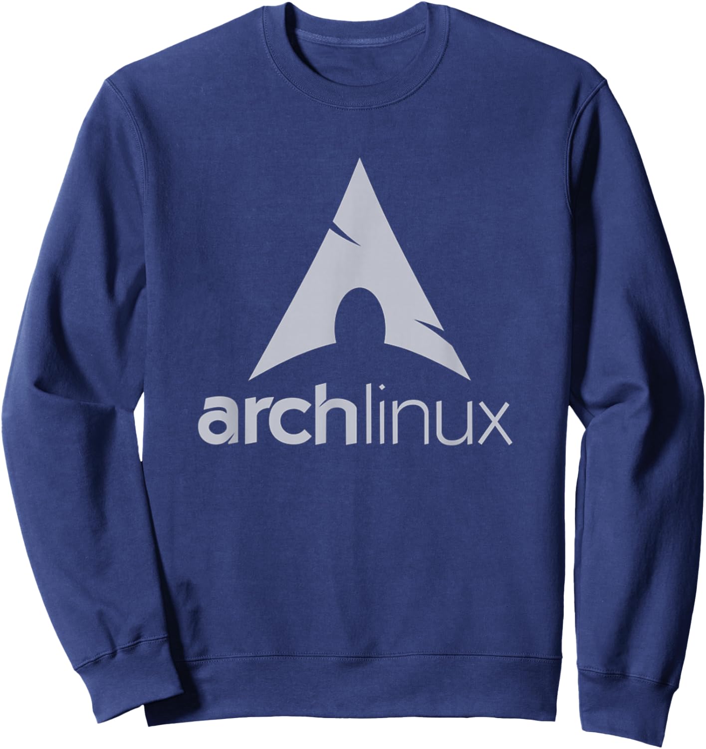 Arch Linux lover tagline and Logo Open Source Os Sweatshirt - Sweatshirt | Navy