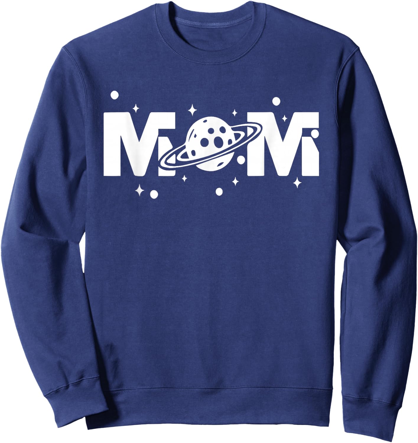 Mom Space Astronaut Mom Mama Momlife Mother's Day Present Sweatshirt - Sweatshirt | Navy
