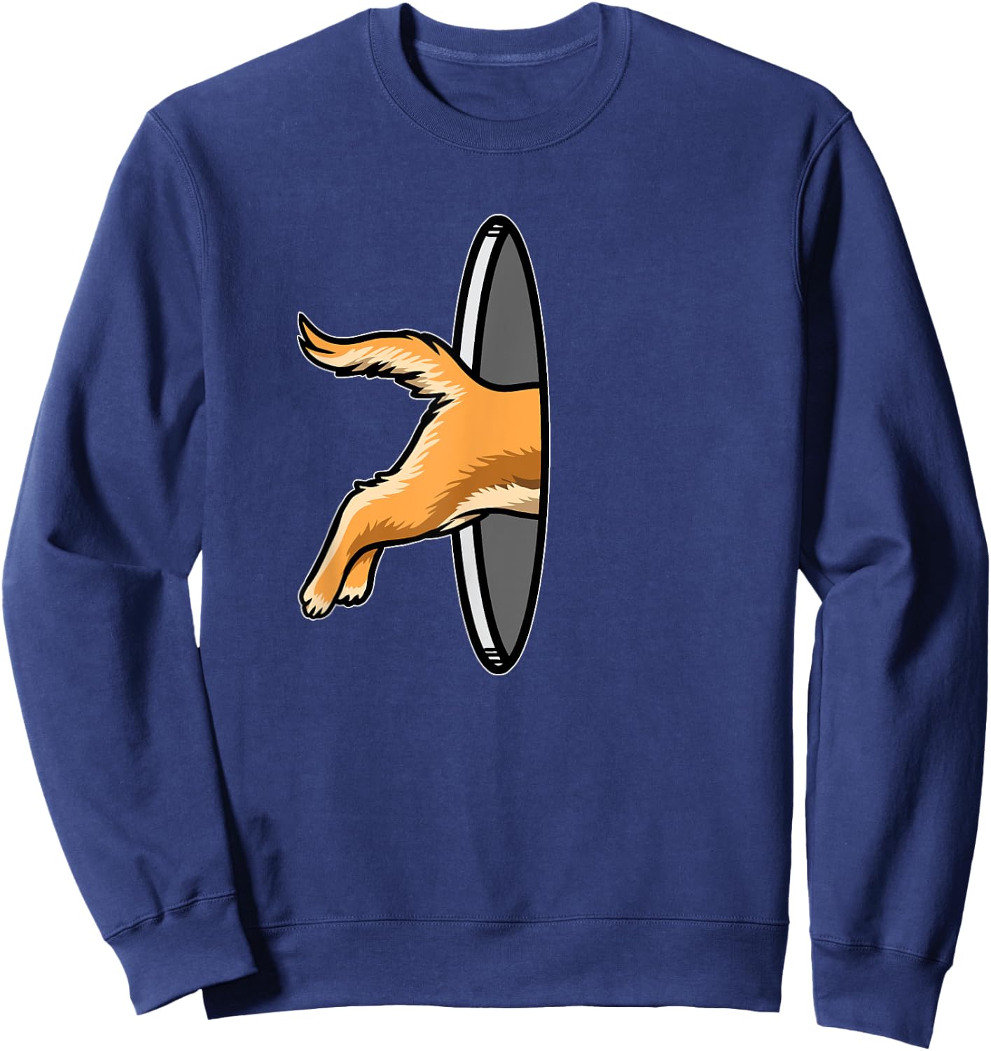 Matching Couple Cat Lover Funny Portal Animal & Her Sweatshirt - Sweatshirt | Navy