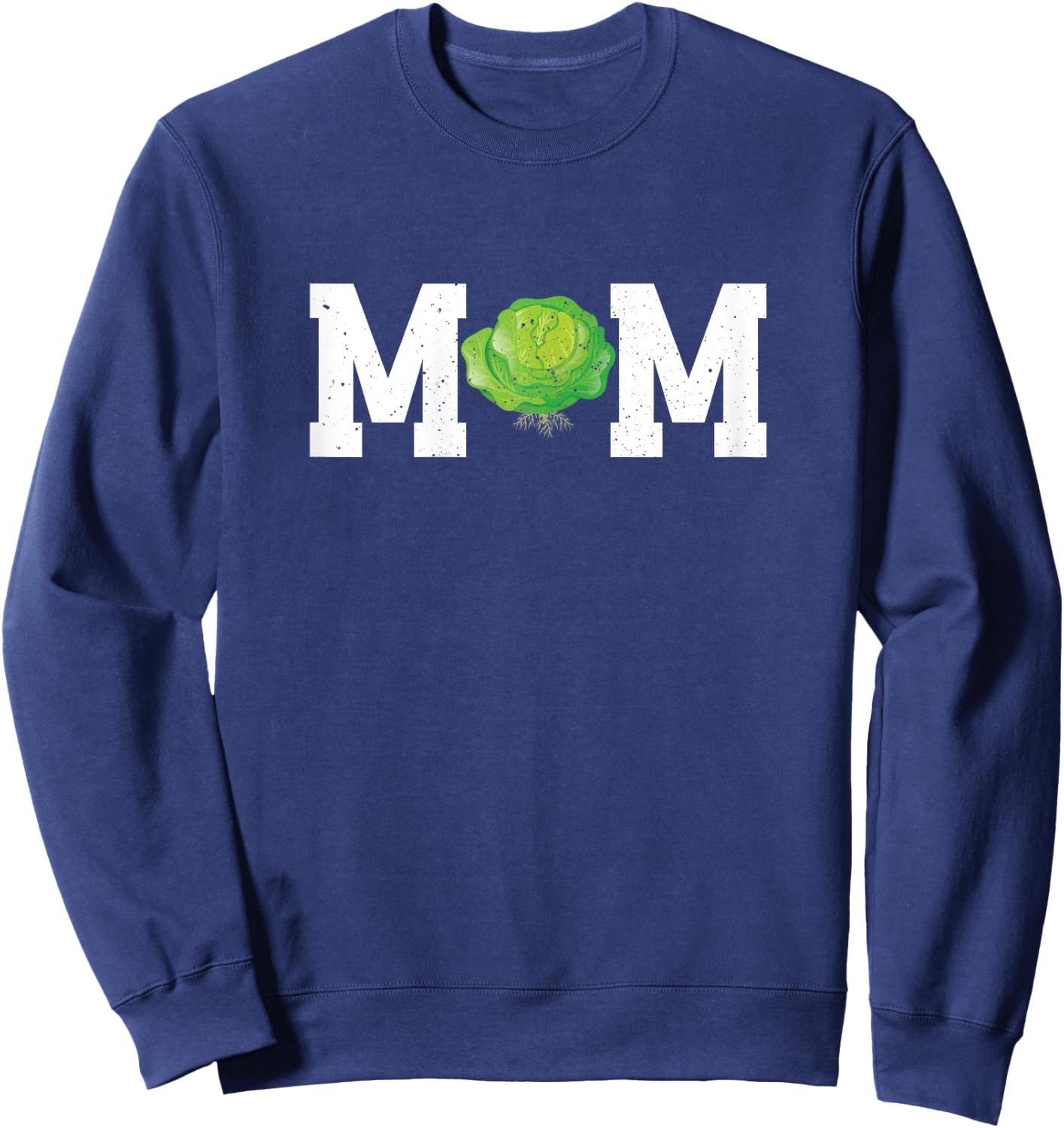 Funny Cabbage Mom Costume Love Savoy Cabbage Sweatshirt - Sweatshirt | Navy