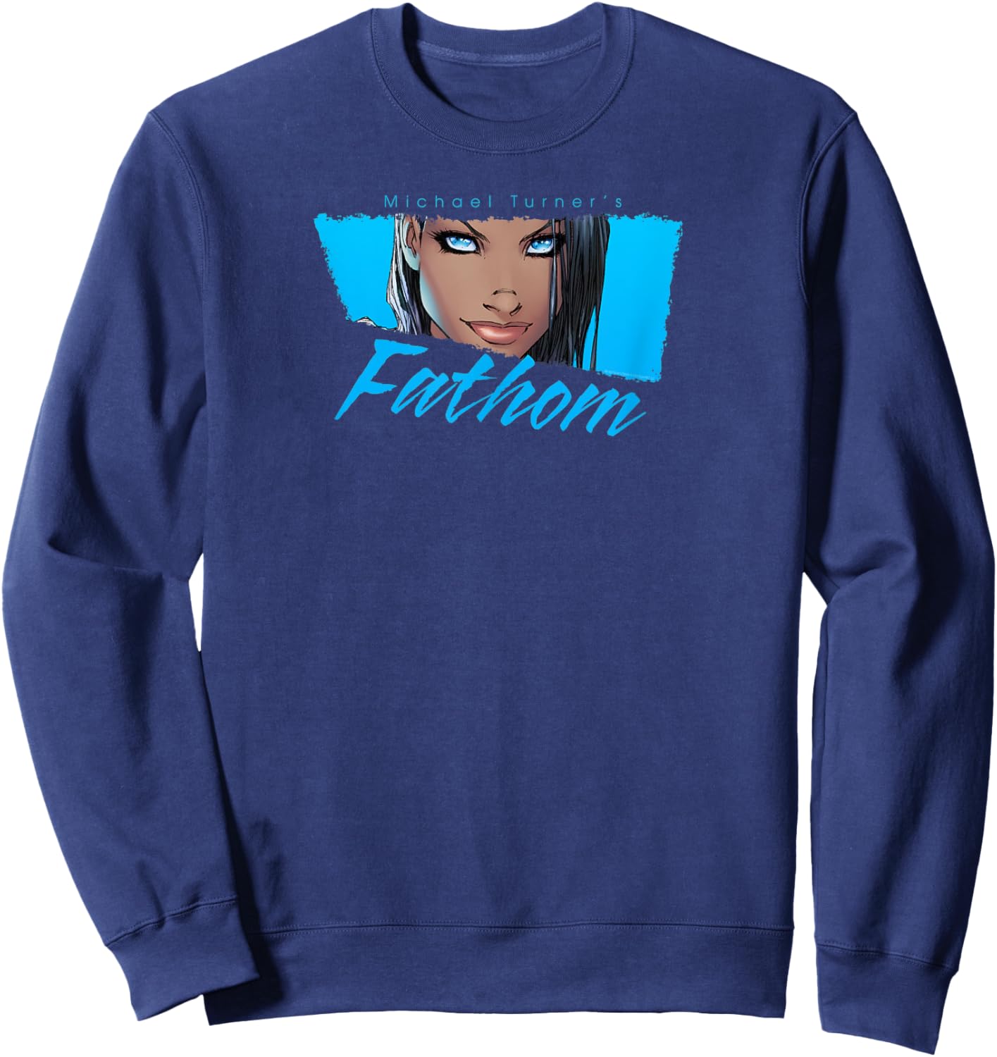 "Fathom" Aspen Matthews Michael Turner Eyes Sweatshirt - Sweatshirt | Navy
