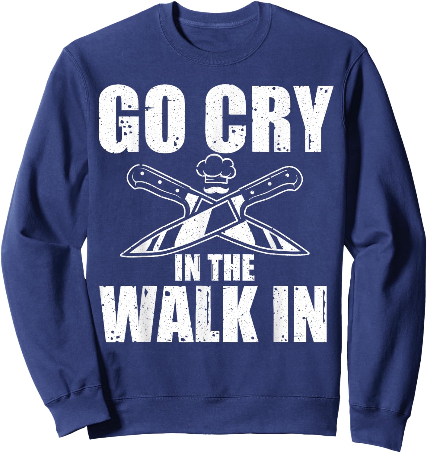 Funny Chef Design Women Kitchen Chef Culinary Cook Sweatshirt - Sweatshirt | Navy