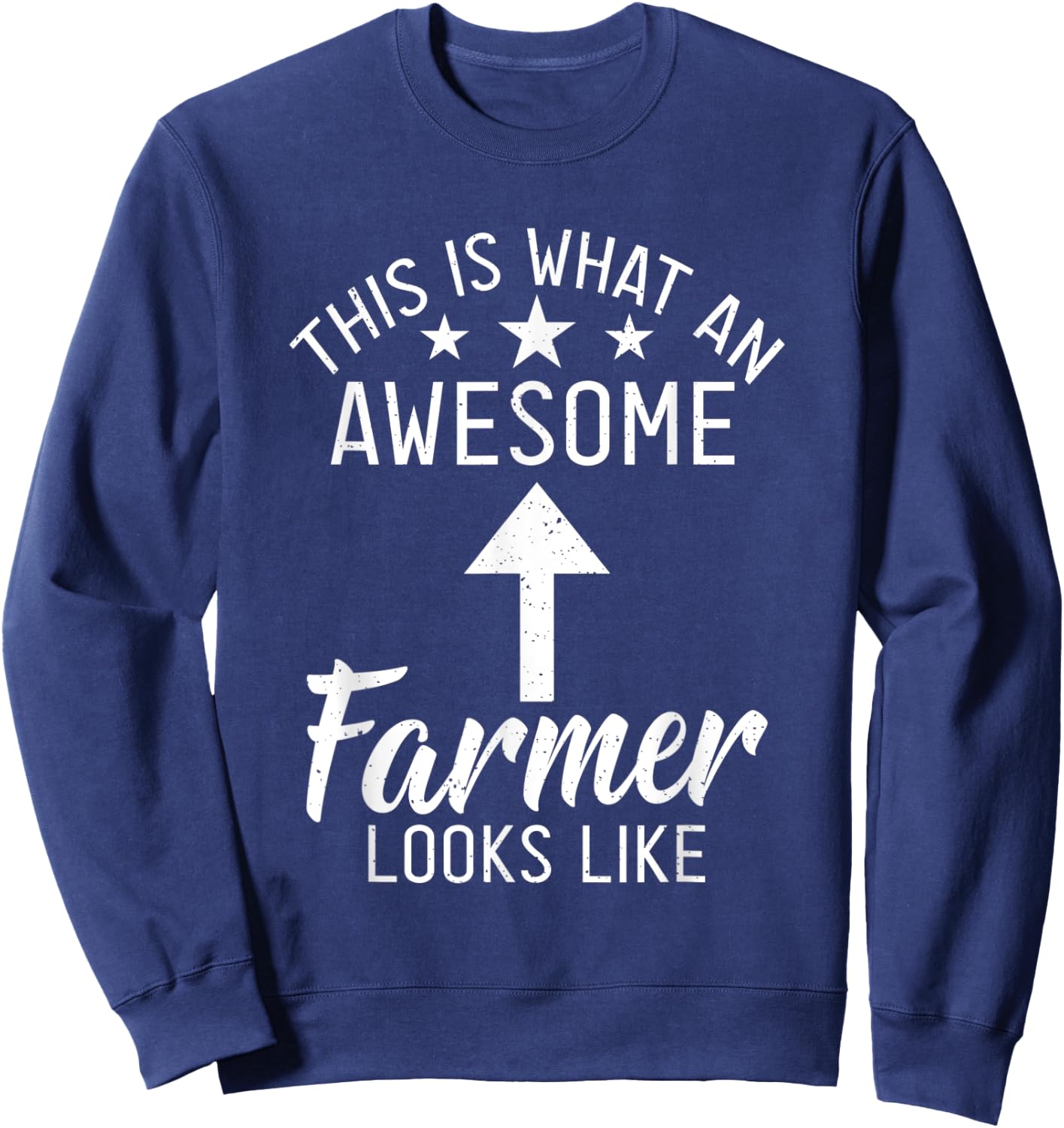 This is what an awesome Farmer looks like Farm Lover Farming Sweatshirt - Sweatshirt | Navy