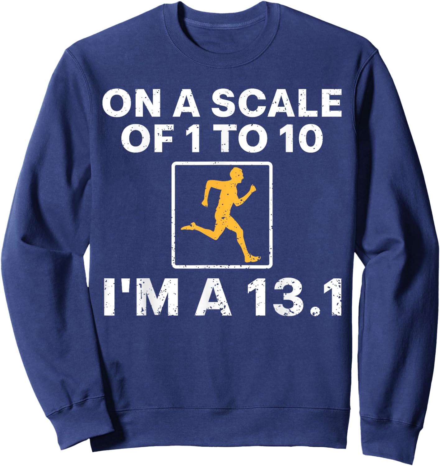 Funny Half Marathon Art Women Half Marathon Finisher Sweatshirt - Sweatshirt | Navy