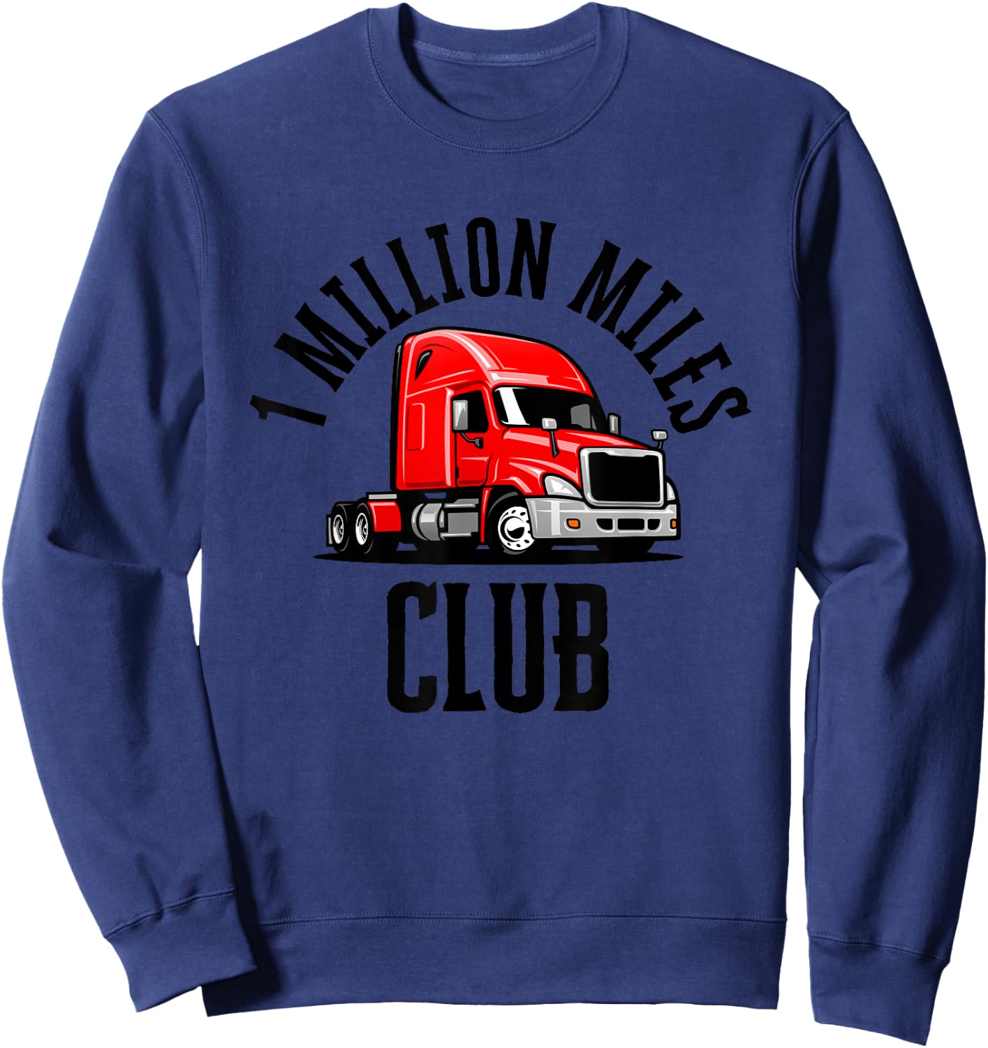 1 Million Miles Club Sweatshirt - Sweatshirt | Navy