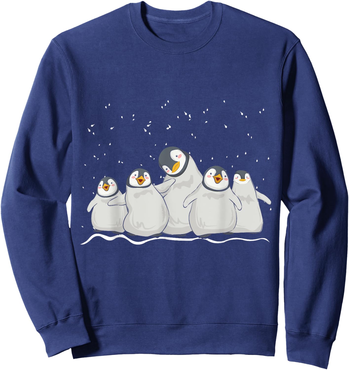 Penguin for Family Men Women Kids Sweatshirt - Sweatshirt | Navy