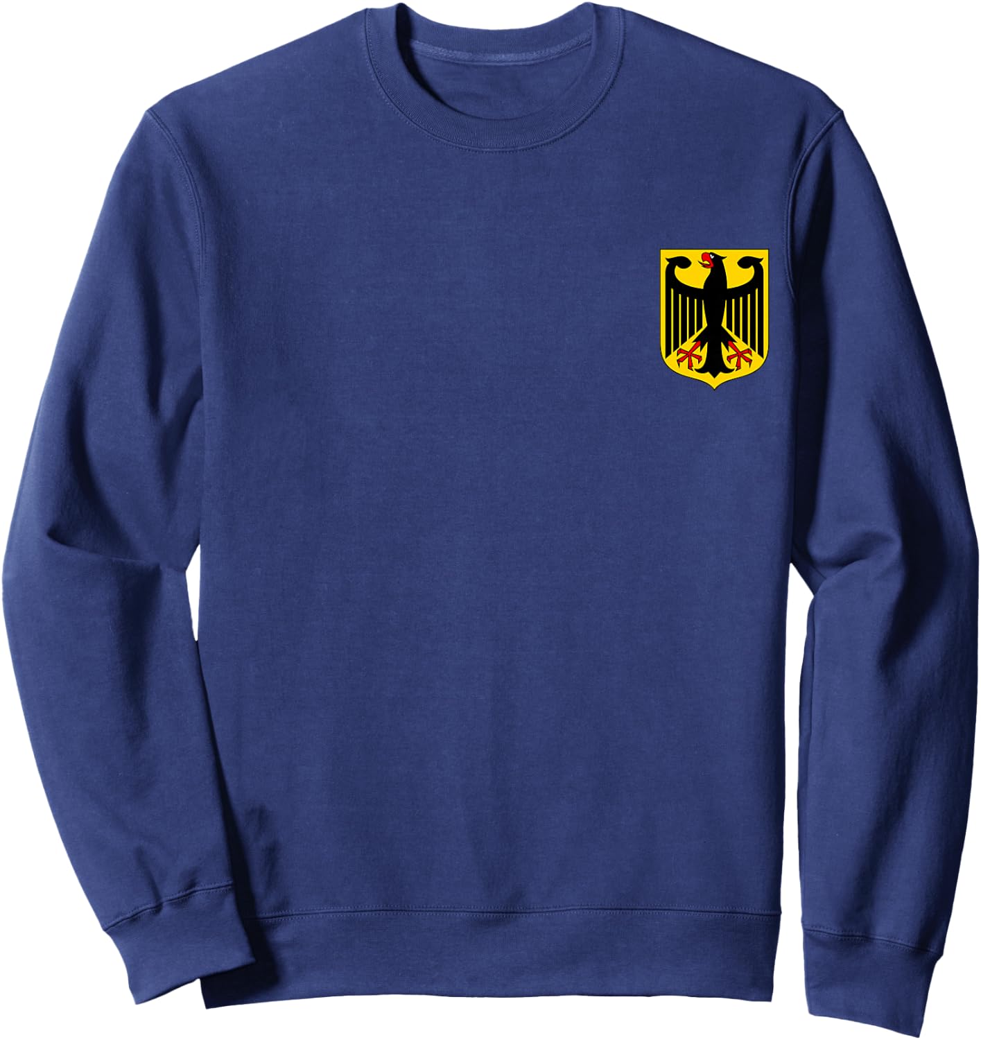 Badge Germany Flag Cool German Flags Deutsche Men Women Sweatshirt - Sweatshirt | Navy