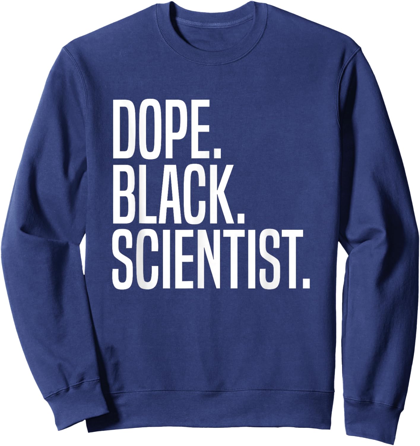 Dope Black Scientist Sweatshirt - Sweatshirt | Navy