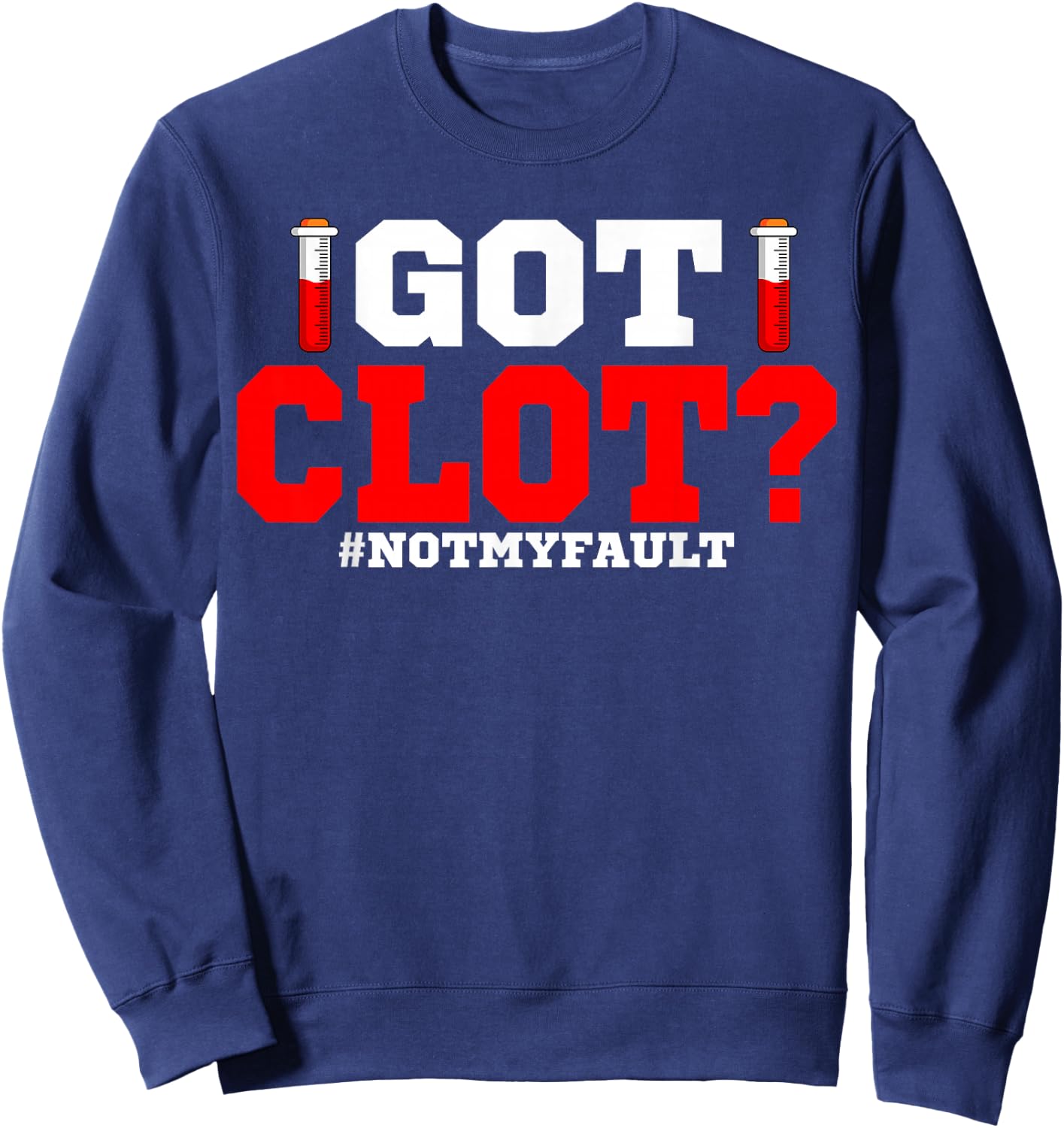 Lab Technician Clot Medical Scientists Laboratory Assistant Sweatshirt - Sweatshirt | Navy