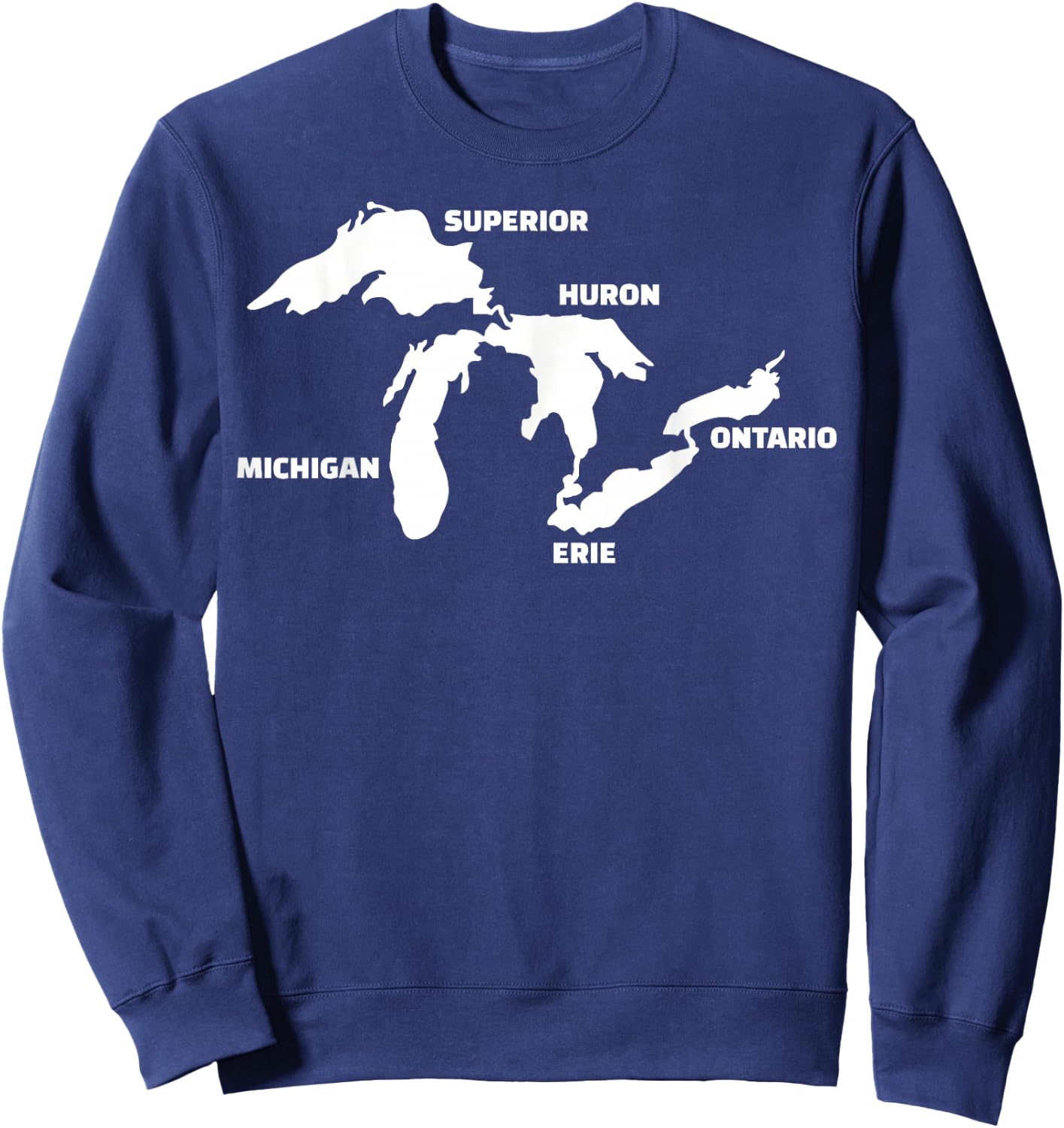 Great Lakes Card Sweatshirt - Sweatshirt | Navy