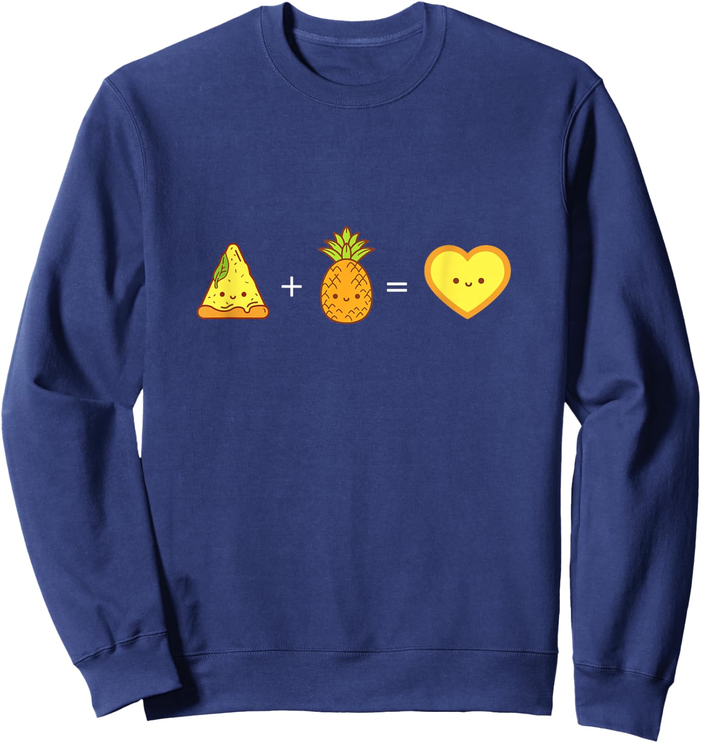 Pizza Hawaii Design for Pineapple Pizza Lover Sweatshirt - Sweatshirt | Navy