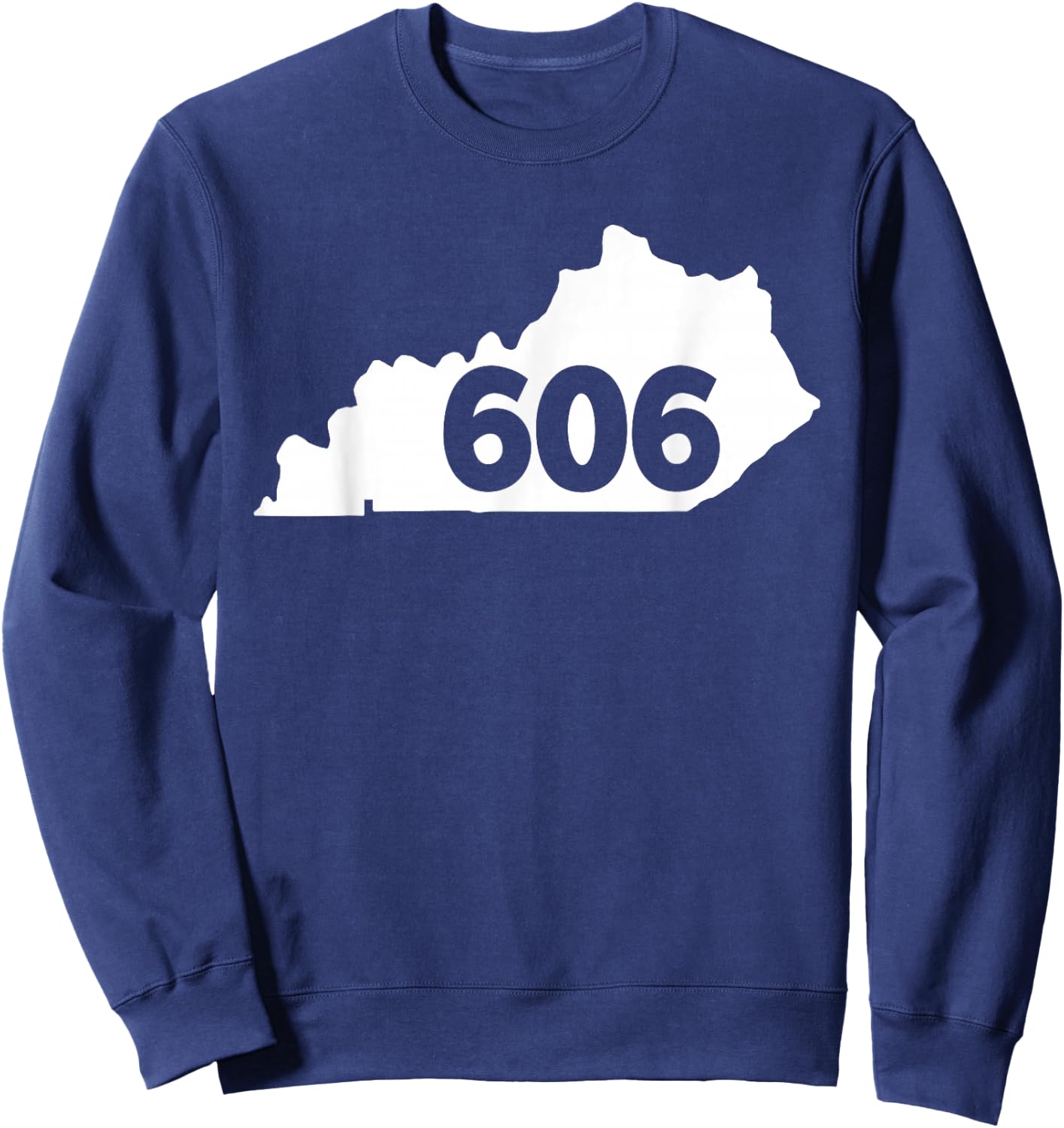 Kentucky 606 Area Code Sweatshirt - Sweatshirt | Navy