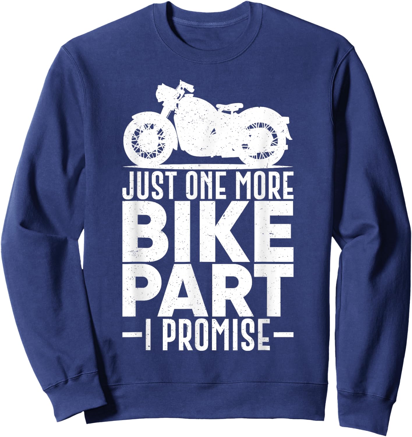 Funny Motorcycle Mechanic Gift Motorbike Repairman Men Sweatshirt - Sweatshirt | Navy