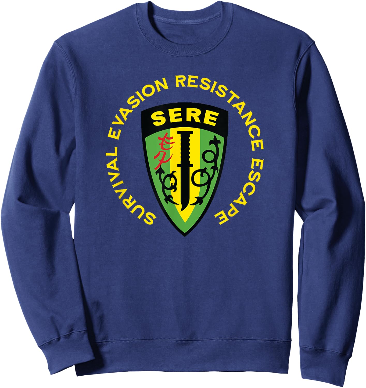 SERE Survival Evasion Resistance Escape School Sweatshirt - Sweatshirt | Navy