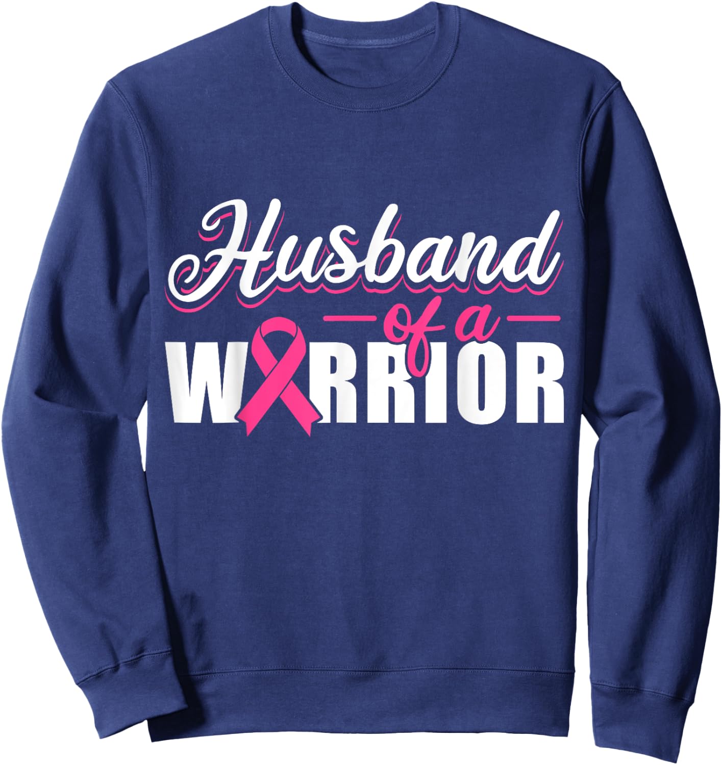 Husband Of A Warrior Sweatshirt - Sweatshirt | Navy