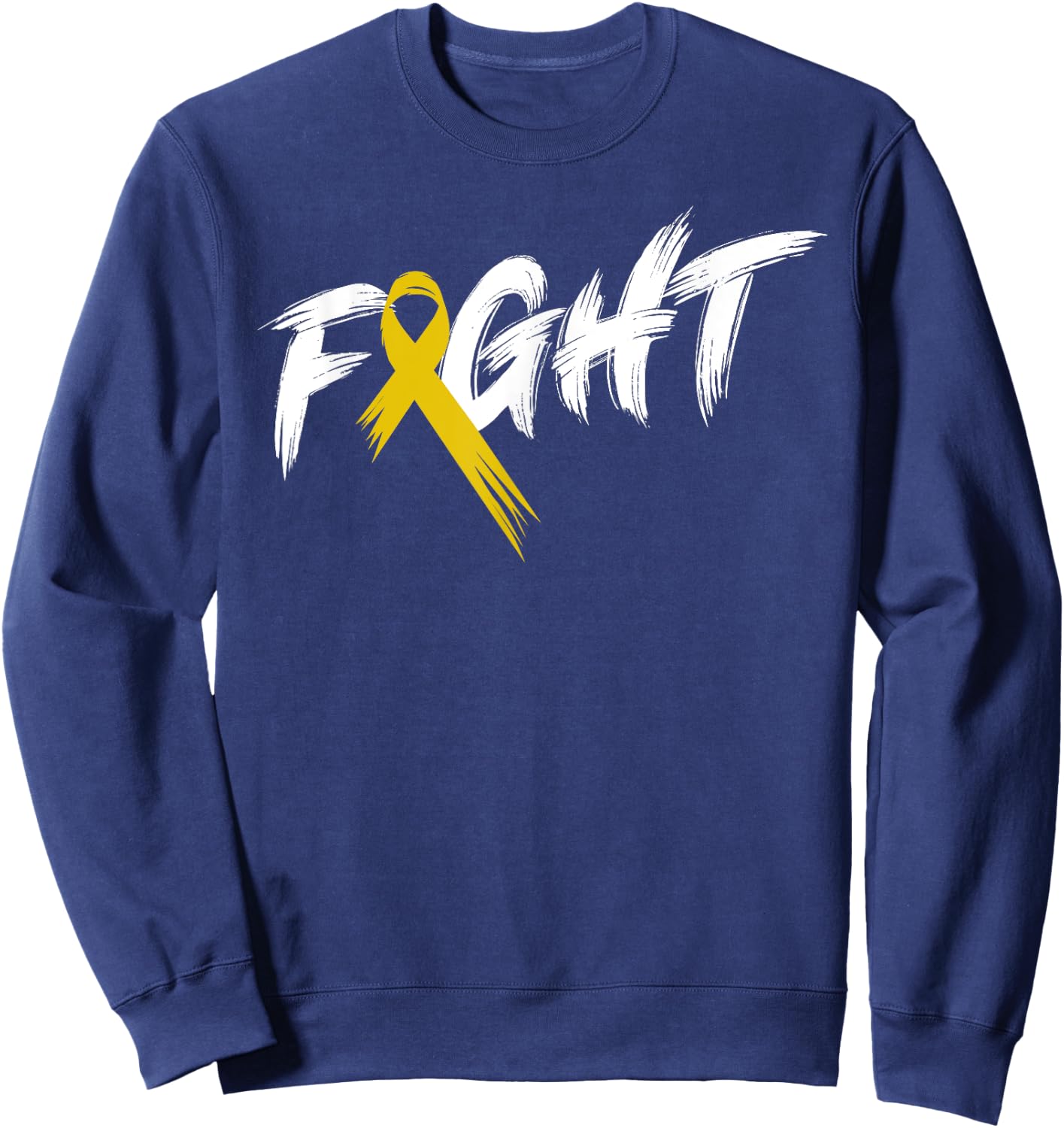 Sarcoma Awareness Month Fight Vintage Bone Cancer Sweatshirt - Sweatshirt | Navy