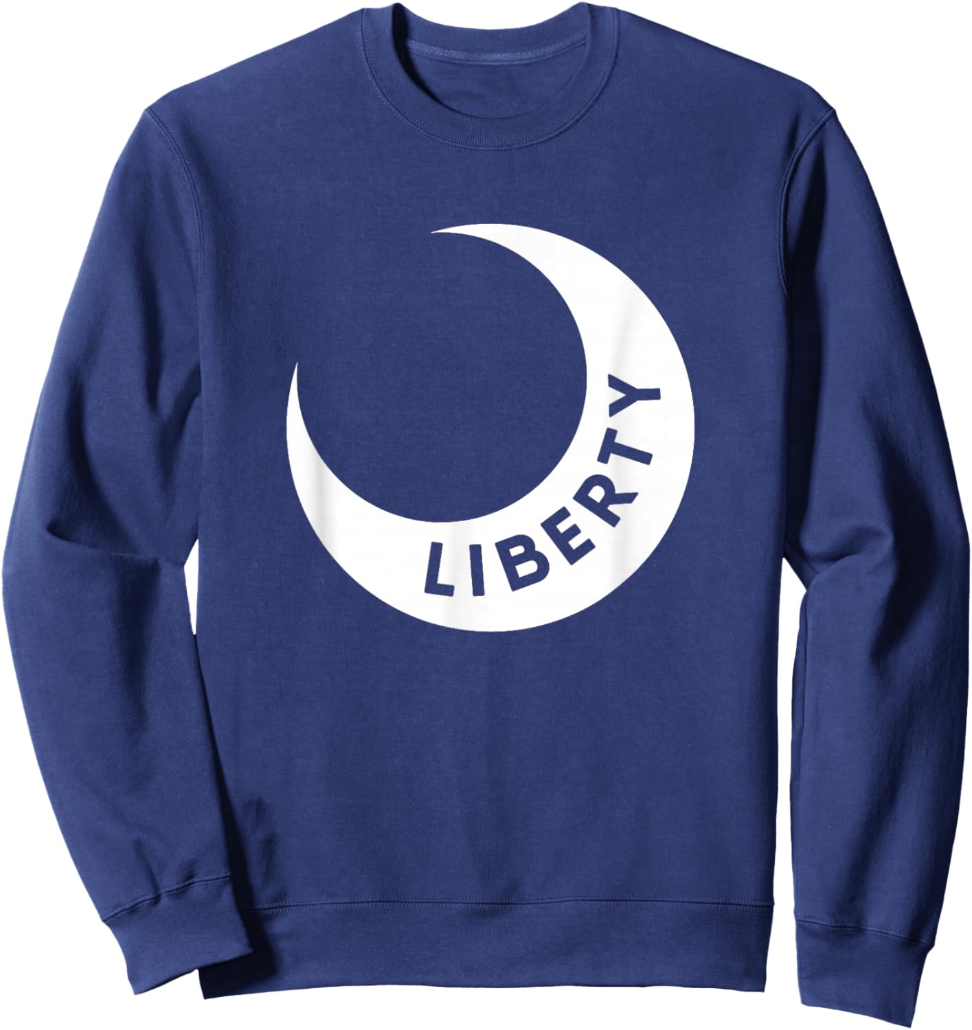 Fort Moultrie Liberty American Revolutionary War Flag Sweatshirt - Sweatshirt | Navy