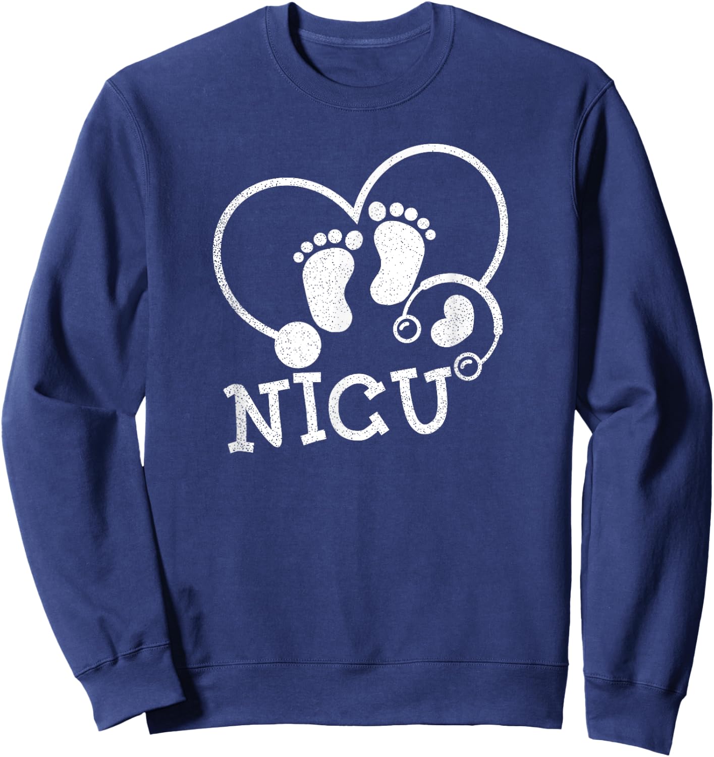 Nicu Nurse | Neonatal Nurse Gift Sweatshirt - Sweatshirt | Navy
