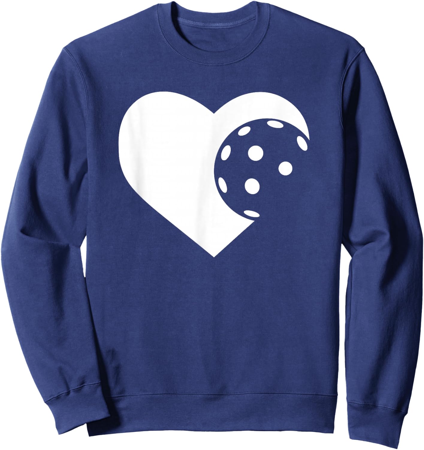 Pickleball Lover Heart Sweatshirt - Sweatshirt | Navy