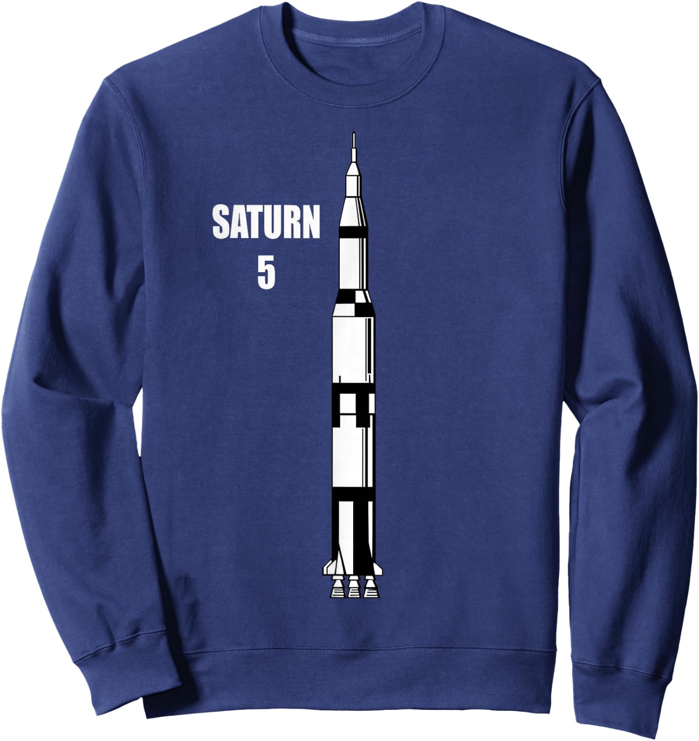 Saturn 5 Missile Rocket T Shirt Sweatshirt - Sweatshirt | Navy