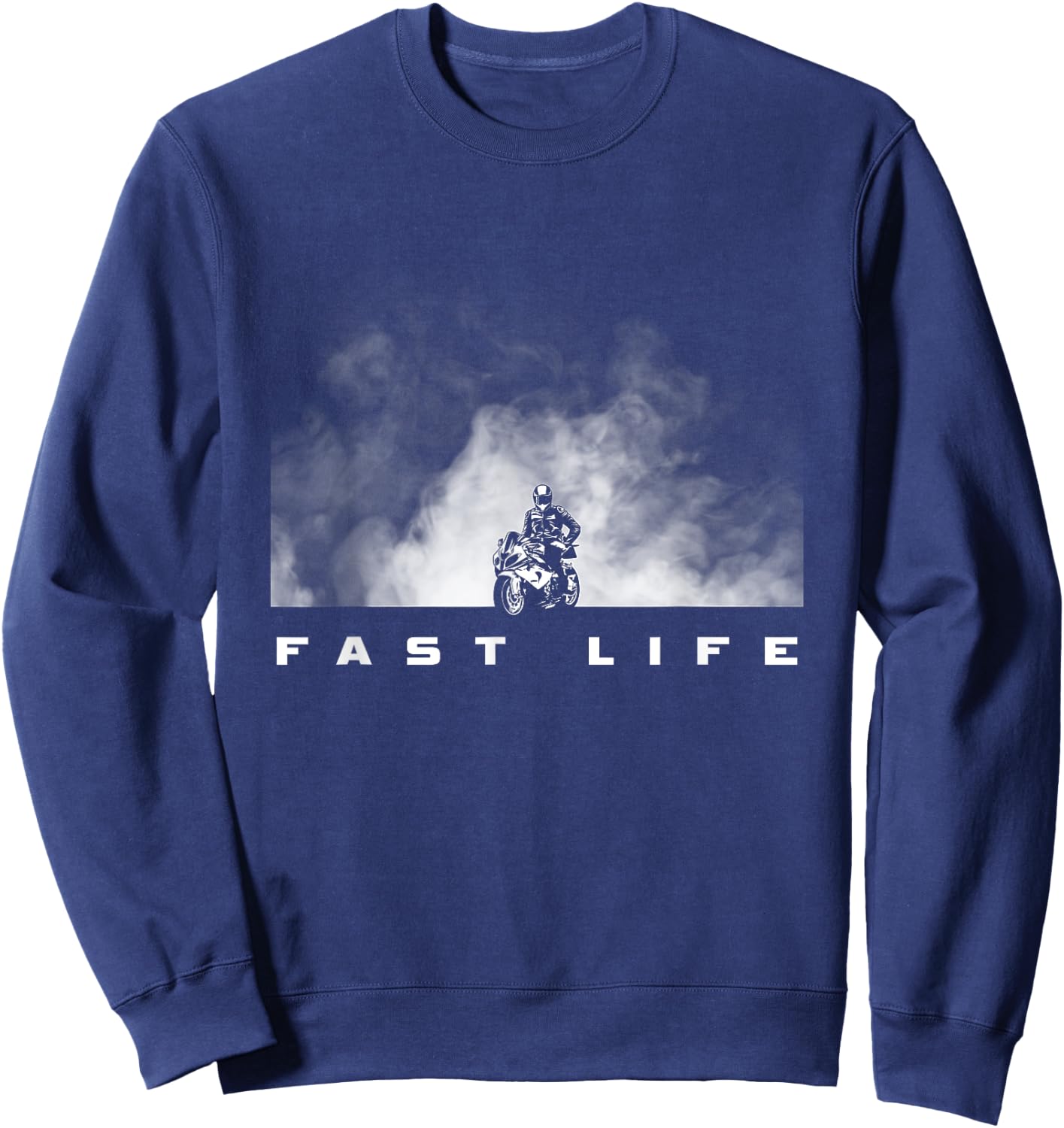 Motorcycle Apparel - Motorcycle Sweatshirt - Sweatshirt | Navy