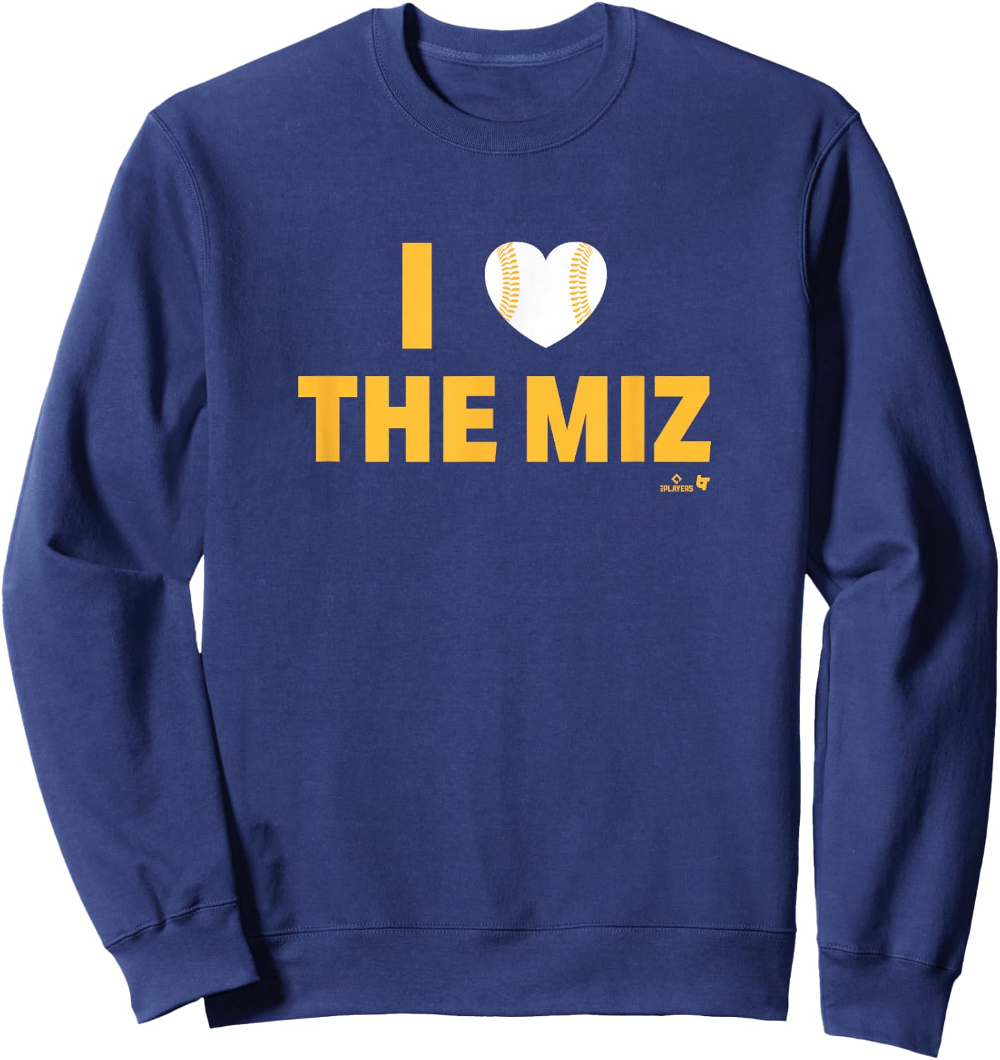 Jacob Misiorowski - I Heart The Miz - Milwaukee Baseball Sweatshirt - Sweatshirt | Navy